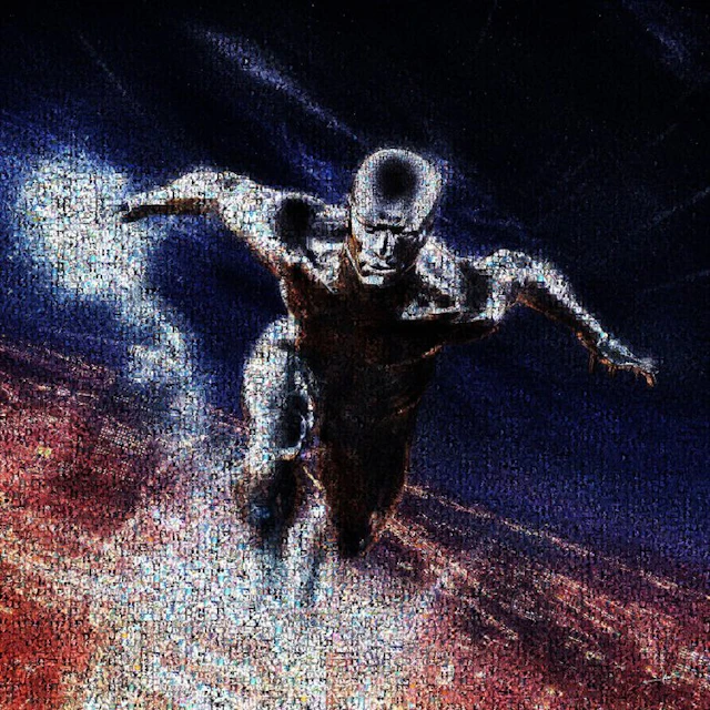 David Law - Crypto Silver Surfer VII