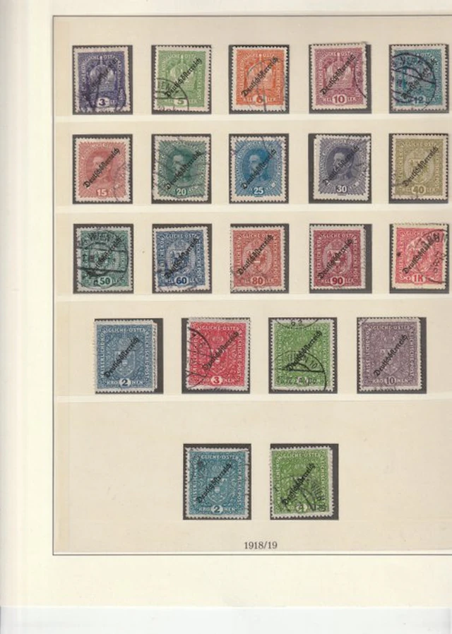 Austria 1918/1937 - Austrian: an extensive collection with much better