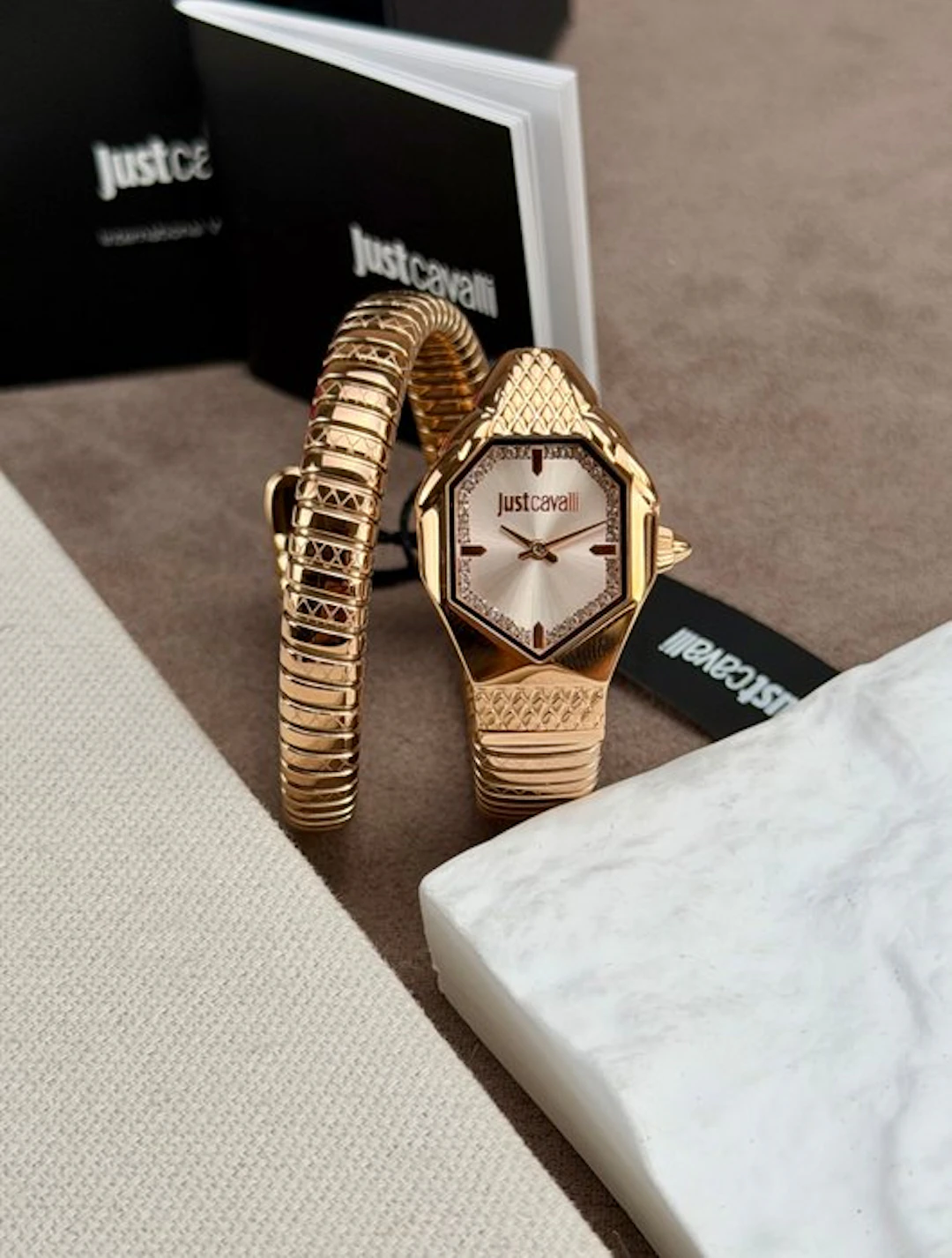Just Cavalli - Colored steel watch Rose Gold - No reserve...