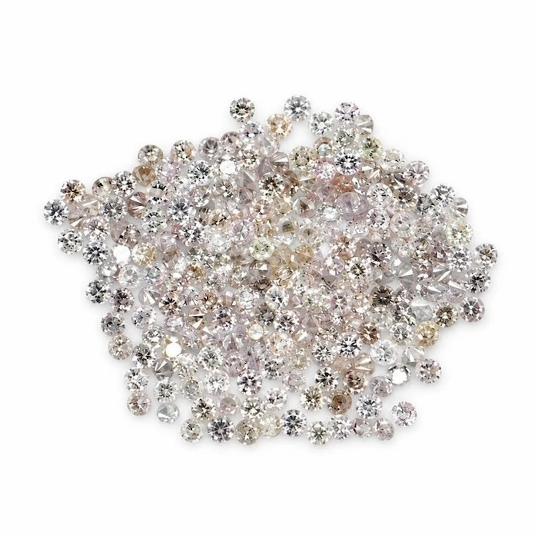 No reserve price - 217 pcs Diamond (Natural) - 1.06 ct - Round - I1
