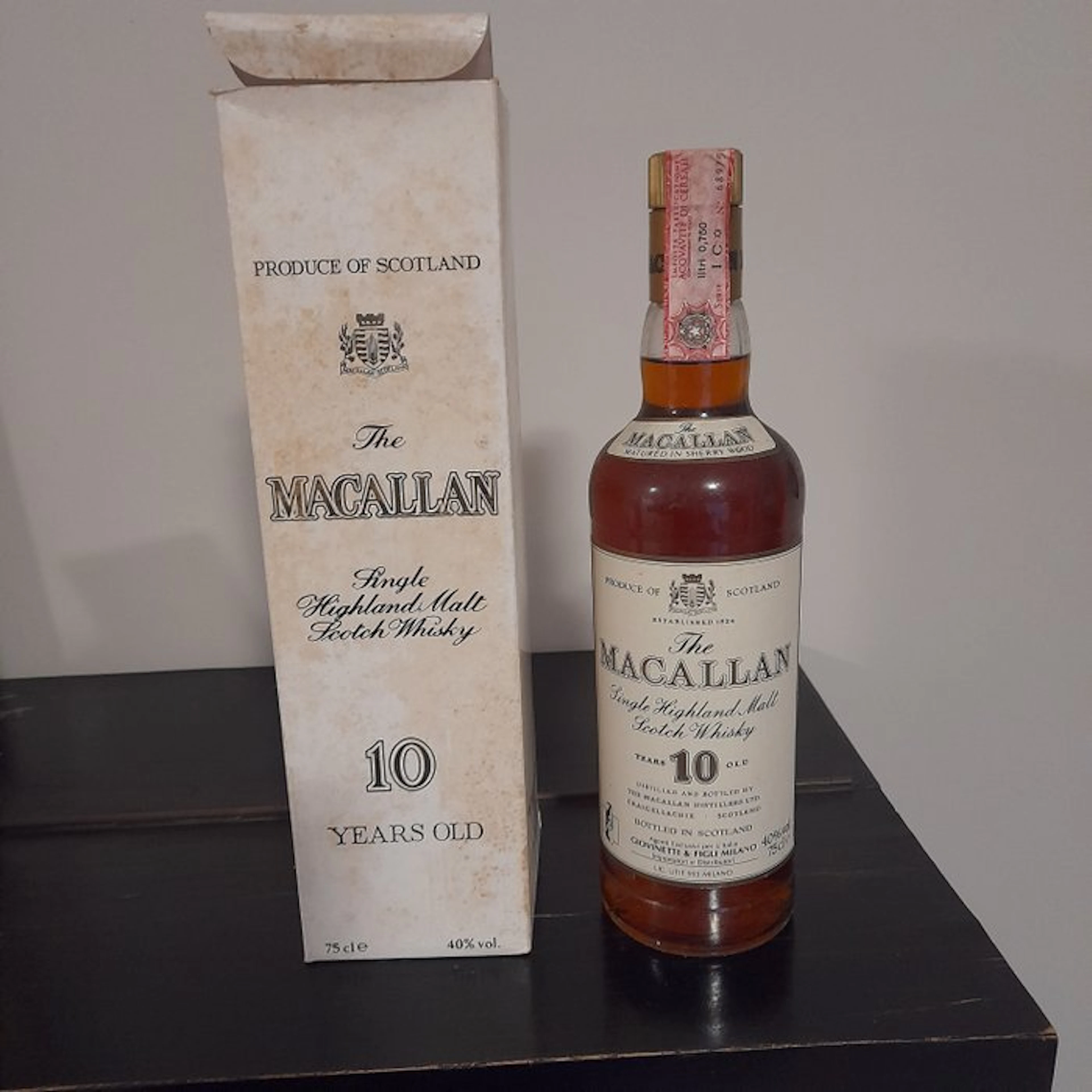 Macallan 10 years old - b. 1980s - 75cl