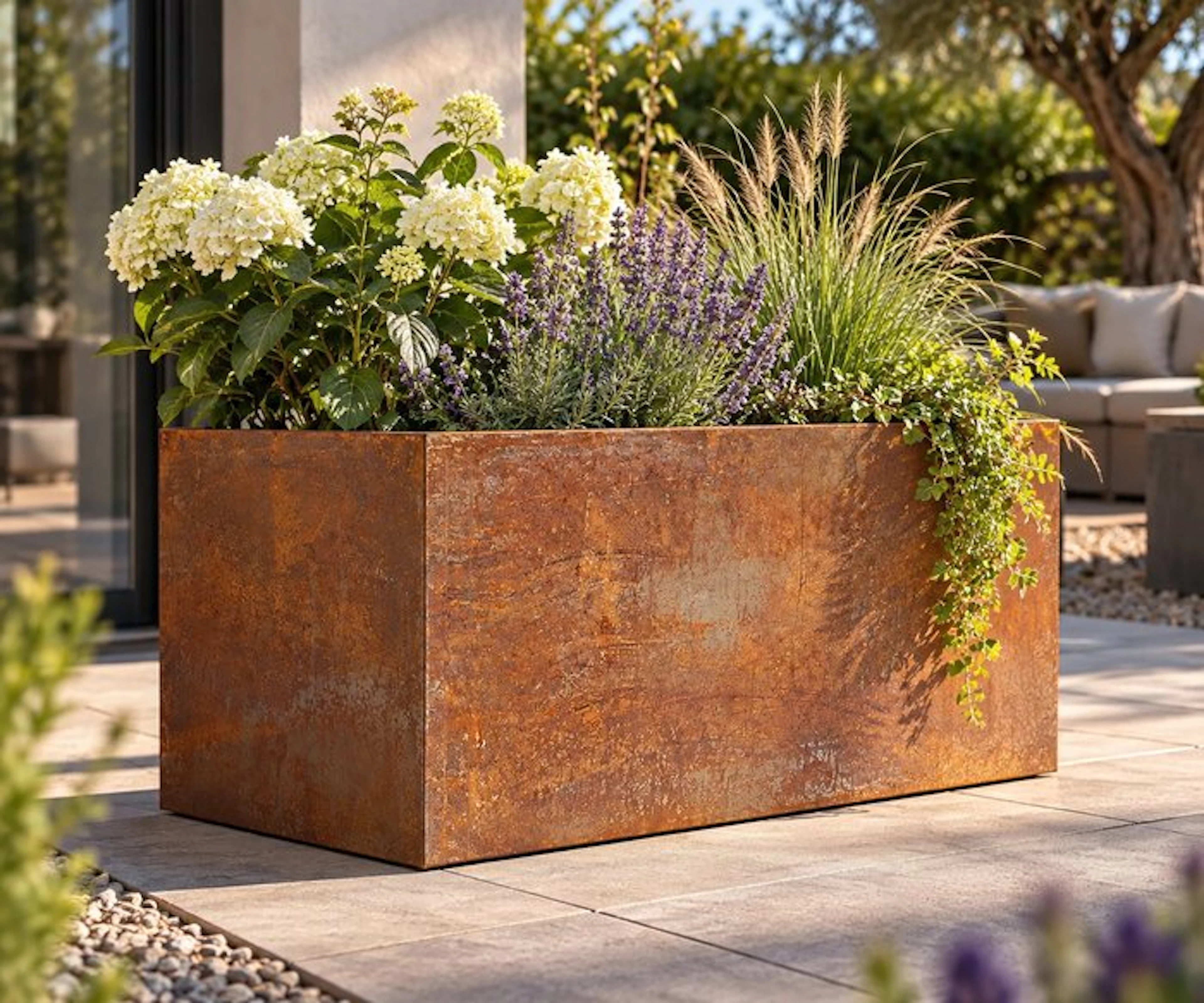Jardinière - Jardinière – Rectangular planter – garden