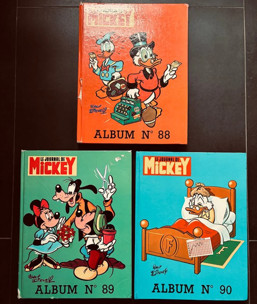 Mickey Magazine - Recueils N°88 au N°90 - 3 Album - First edition - 1980