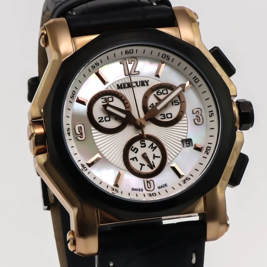 Mercury - Chronograph Swiss Made Watch - ME1075-RBL-7...