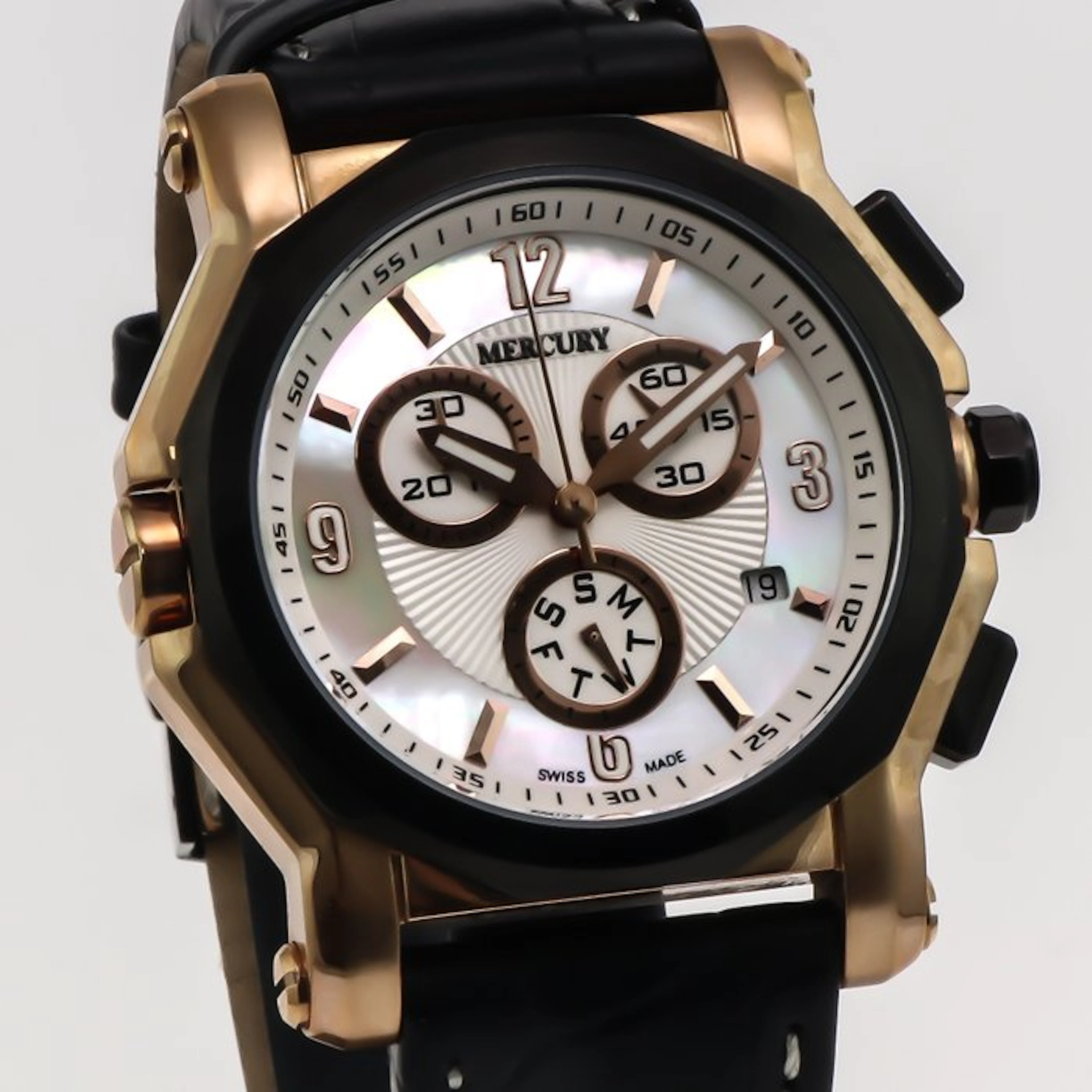 Mercury - Chronograph Swiss Made Watch - ME1075-RBL-7...