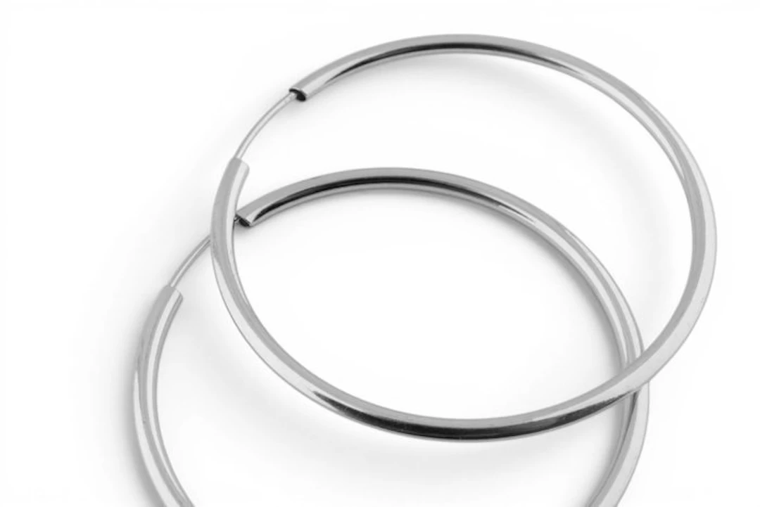 Earrings - 18 kt. White gold