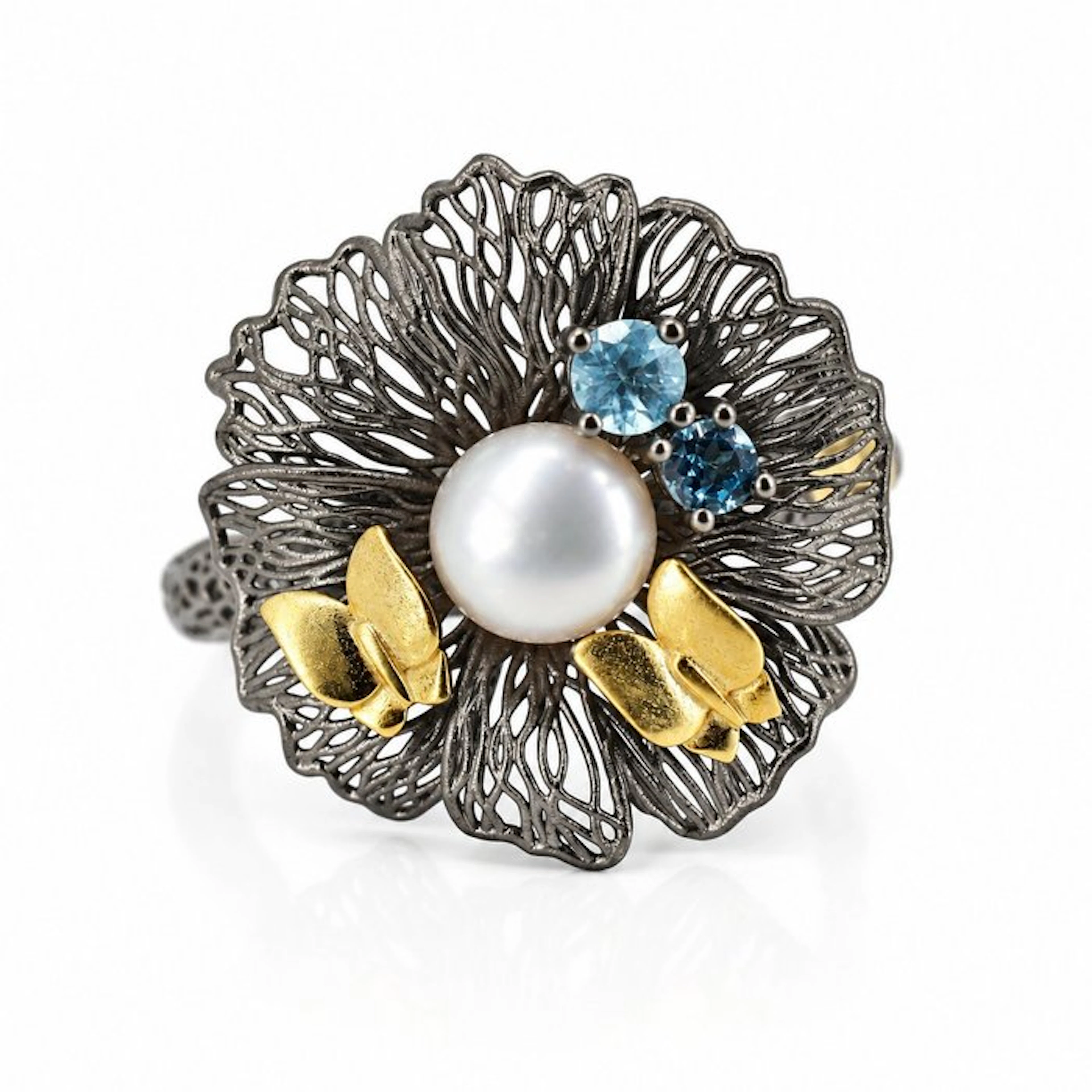 No reserve price - Ring Gold-plated