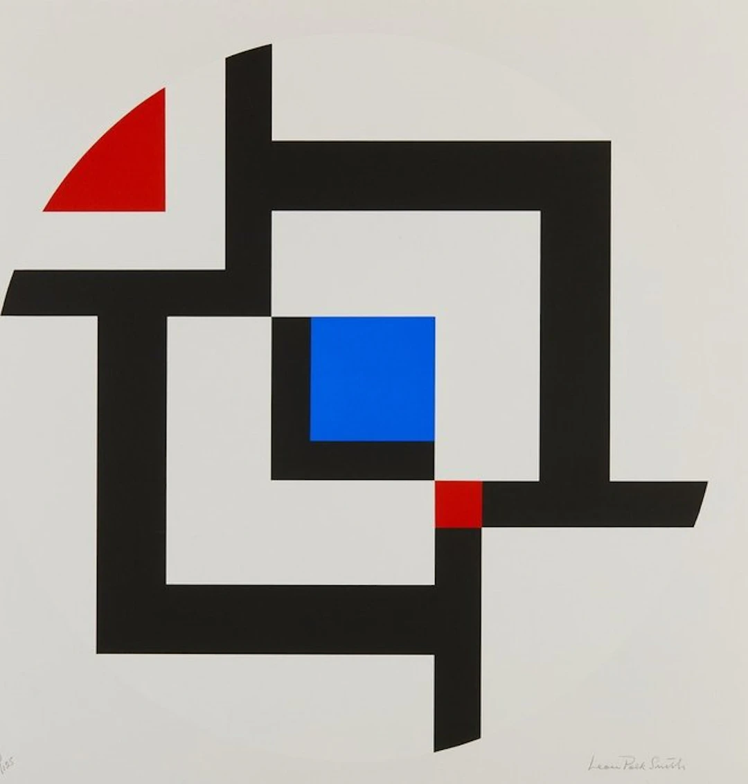 Leon Polk Smith - Diagonal passage 120