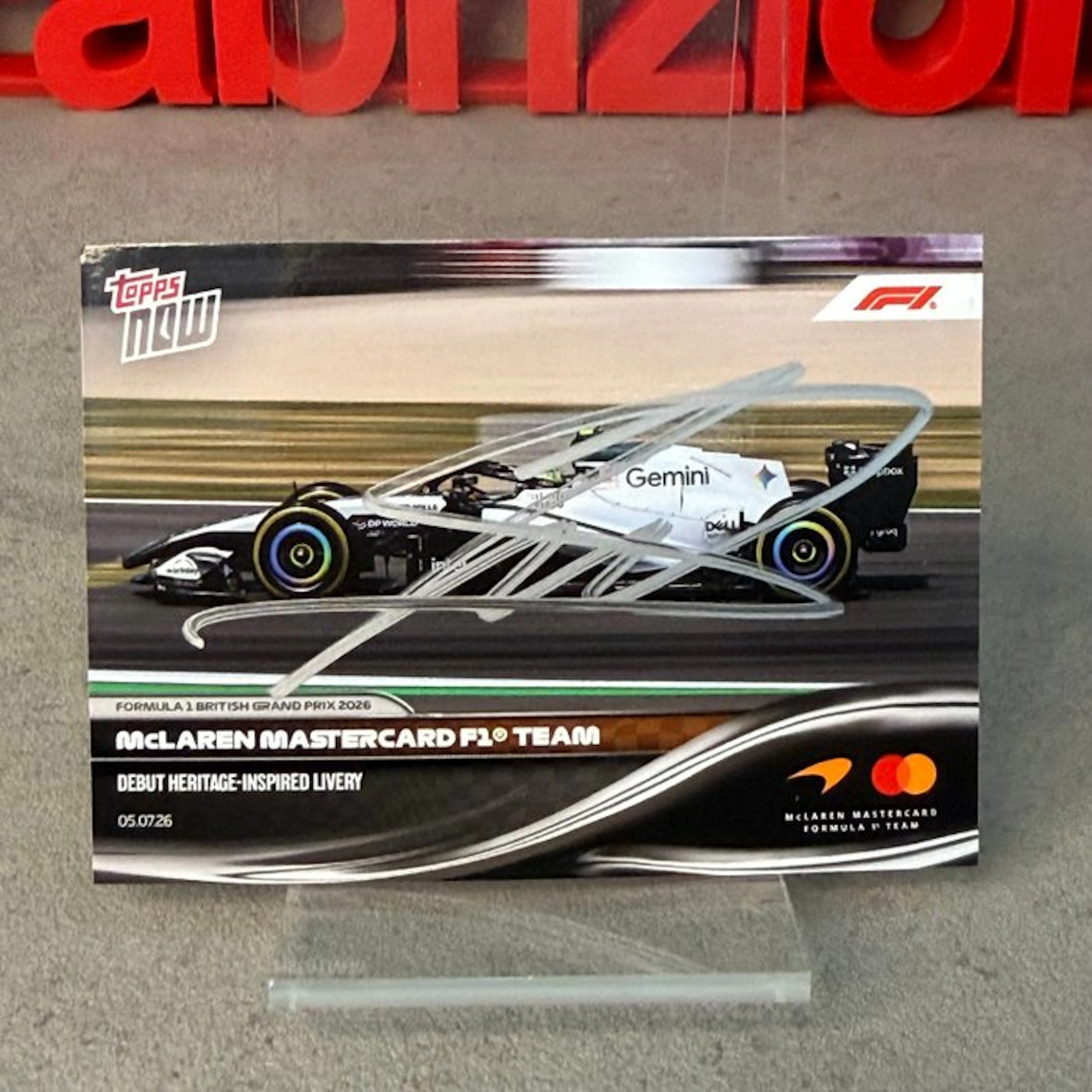 Mclaren - Topps Now - Debut Heritage - Inspired Livery...