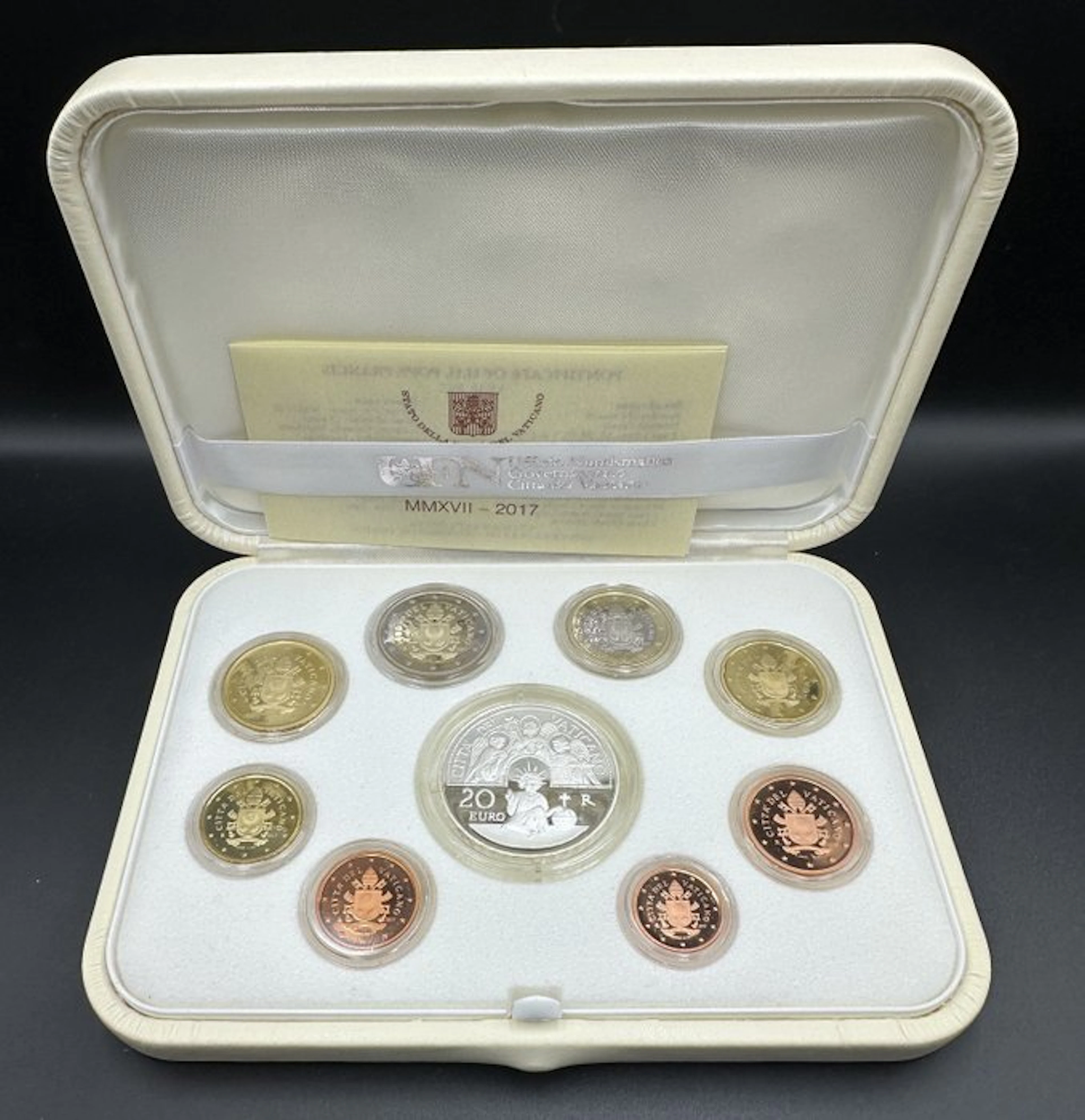 Vatican. Proof Set 2017 (incl. 20 Euro Silver) (No reserve price)
