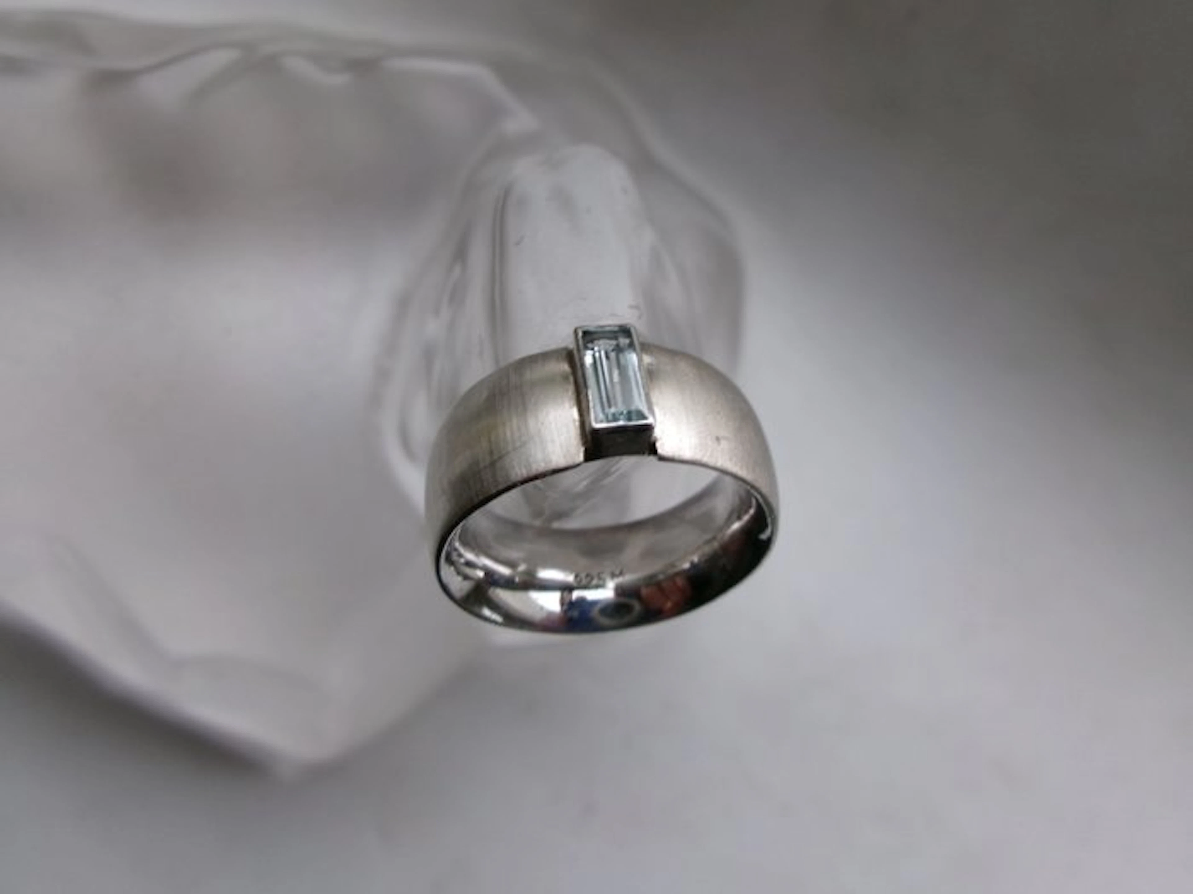 Silver, Topaz - Ring - Art Deco Style