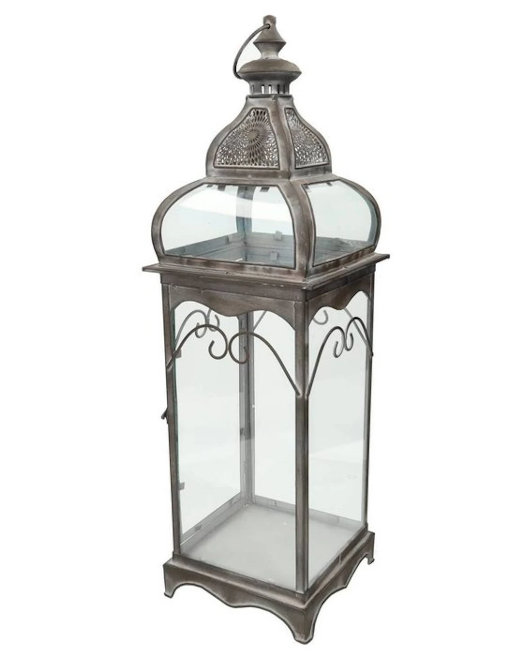 Lantern - Glass, Metal - 70 cm
