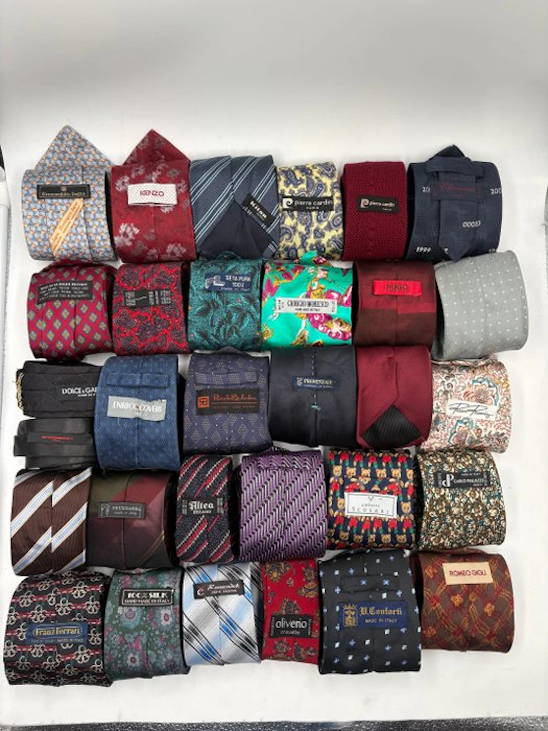 Themed collection - Ties - Pierre Cardin, Ermenegildo Zegna , Boss , Trussardi