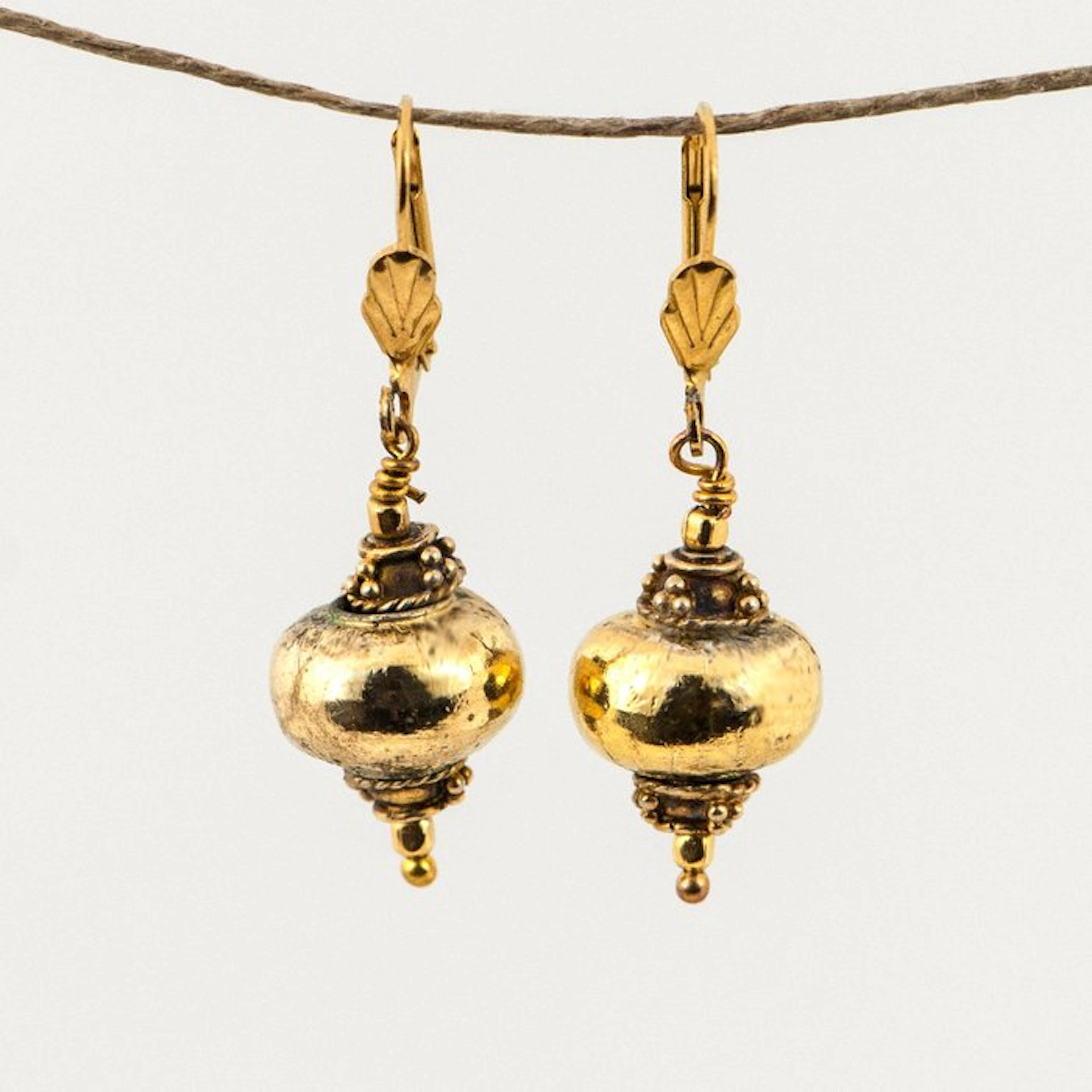 Earrings - Gold - India - 20th century