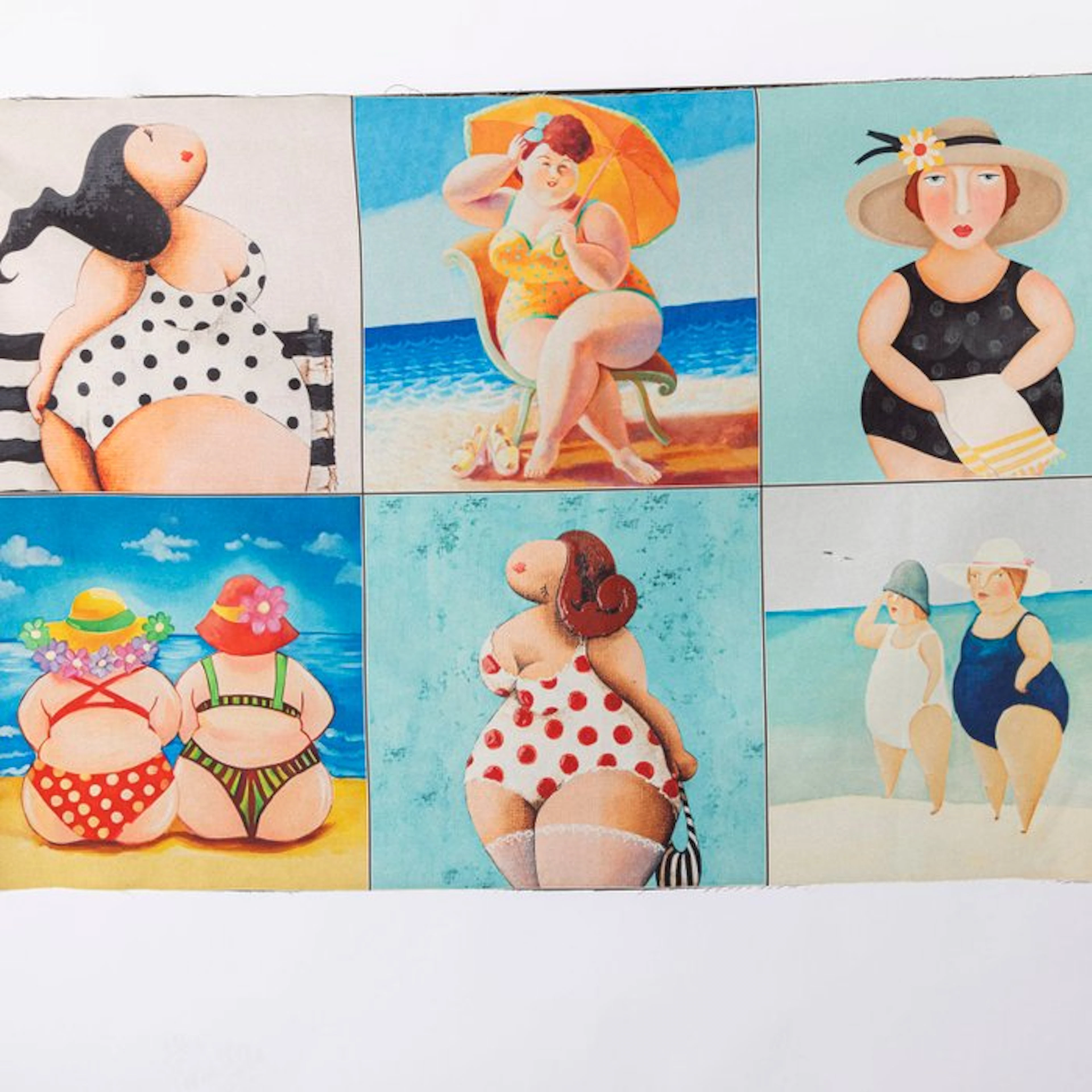 AA217 - Decorative fabric - 6 works inspired by Susan...