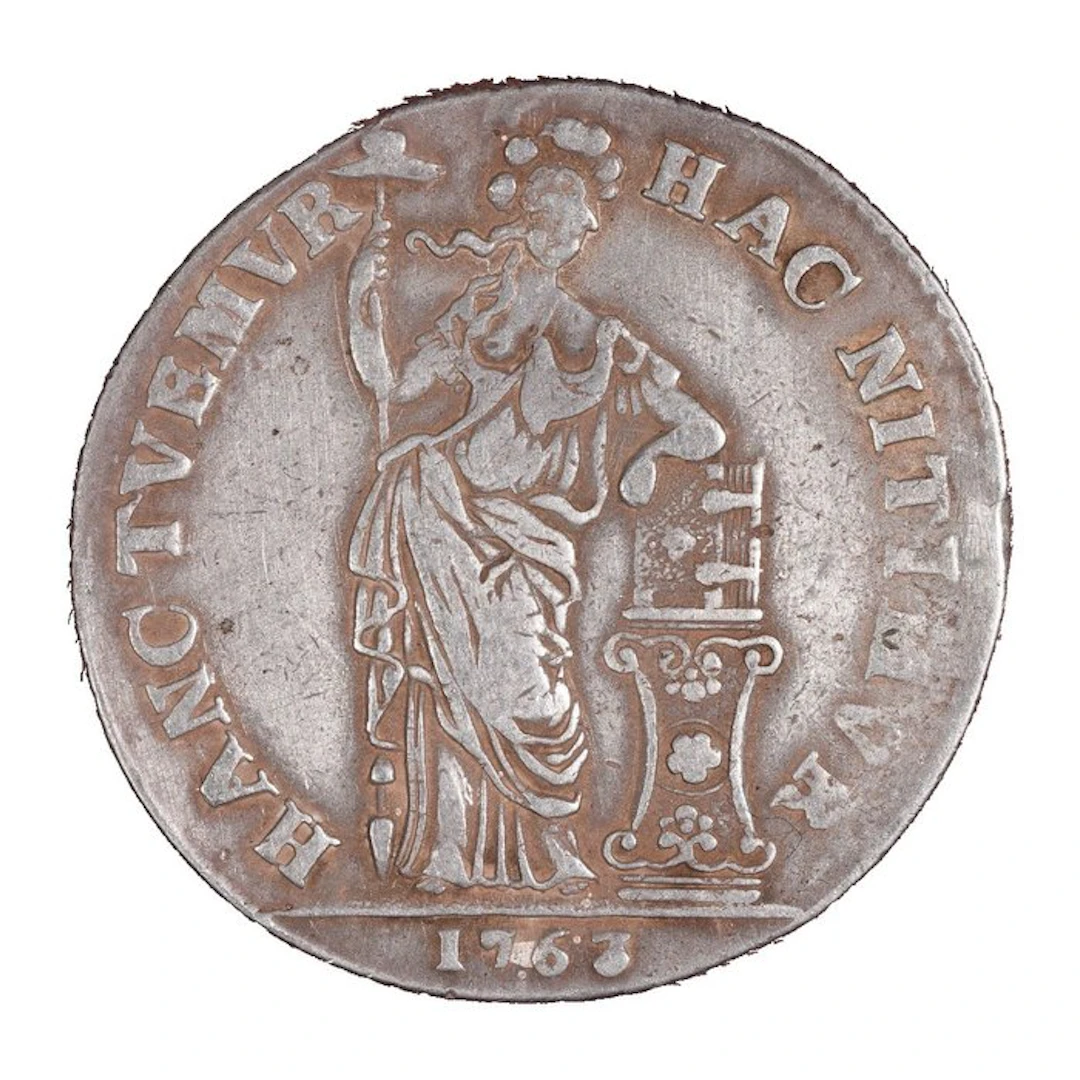 Netherlands, West Friesland 3 Gulden (Generaliteits) 1763 – Enkhuizen