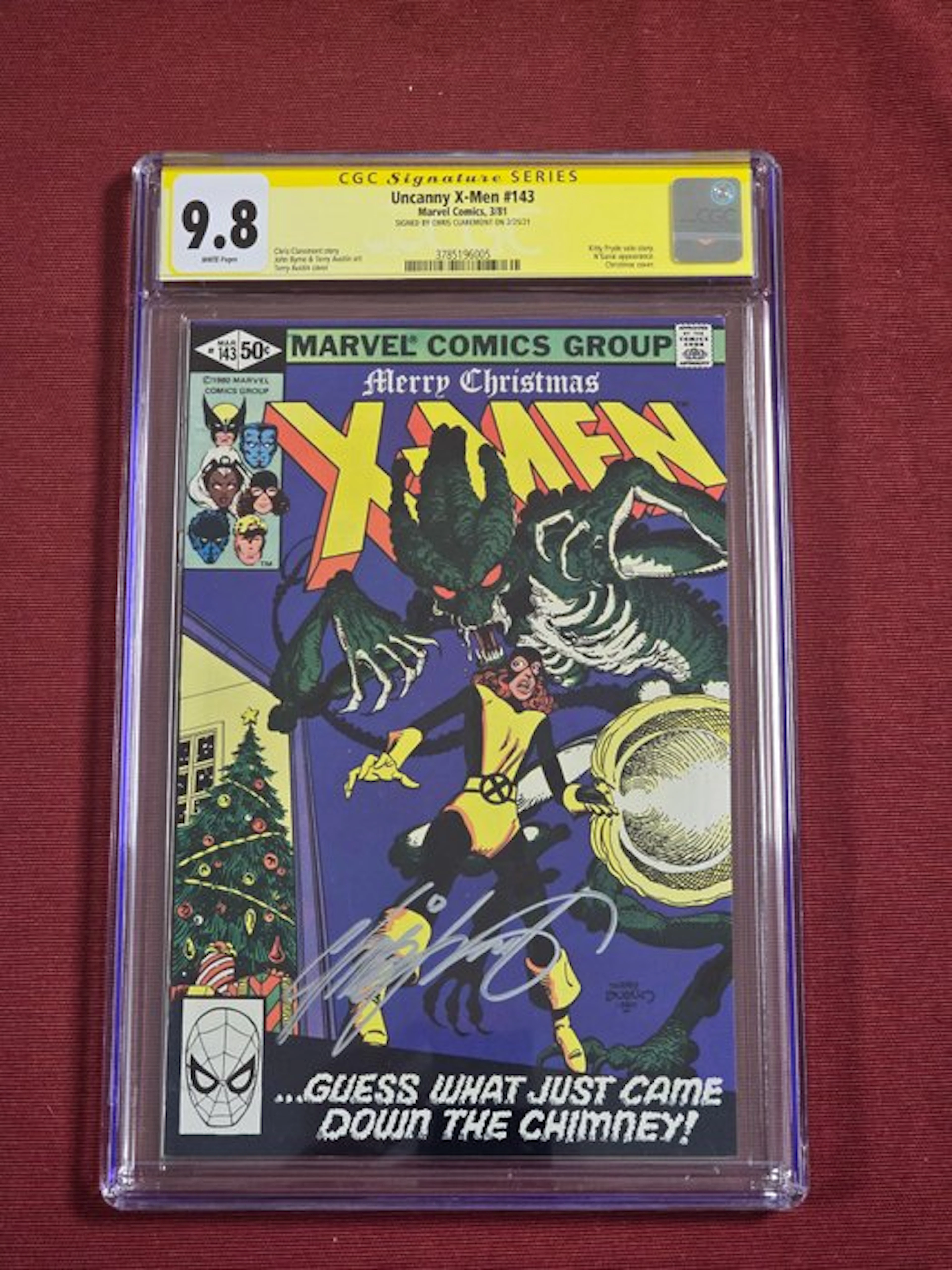 Uncanny X-Men #143 - Signed by Chris Claremont - Last...