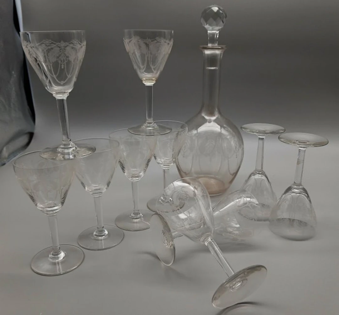 Cristalleria francese - Drinking service (11) - Crystal