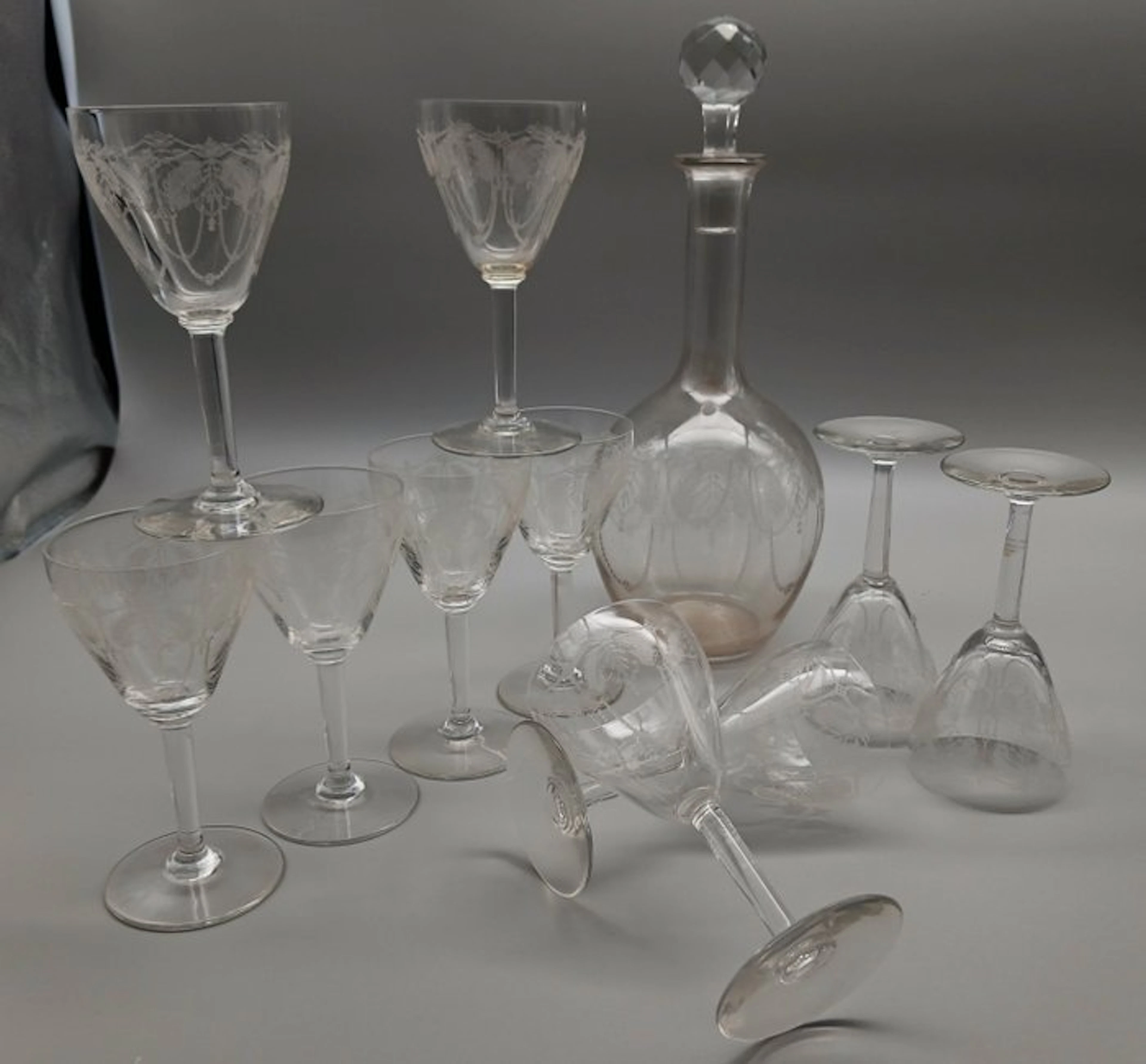 Cristalleria francese - Drinking service (11) - Crystal