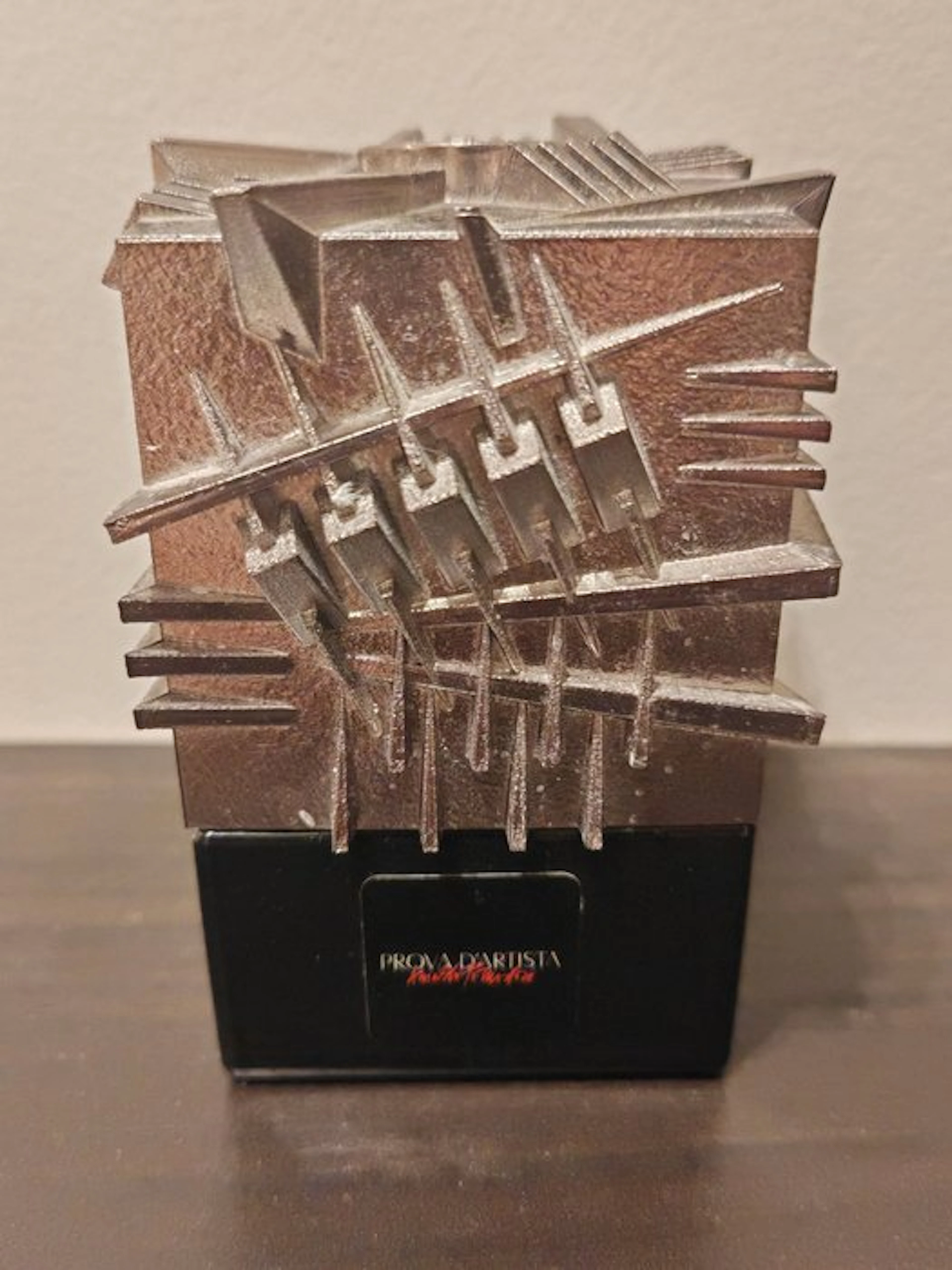 Arnaldo Pomodoro (1926) - Sculpture, Profumo Prova D'artista - 10 cm - Glass