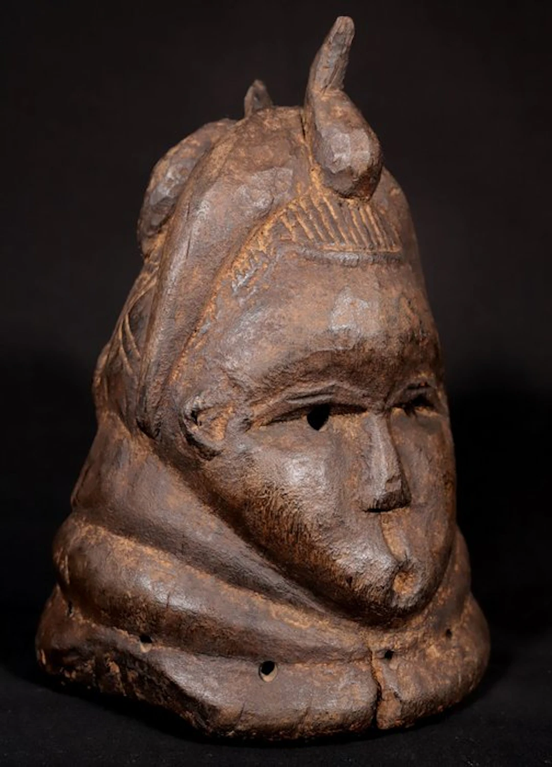 Dance mask - Mende Helmet Mask - 30 cms - Sierra Leone