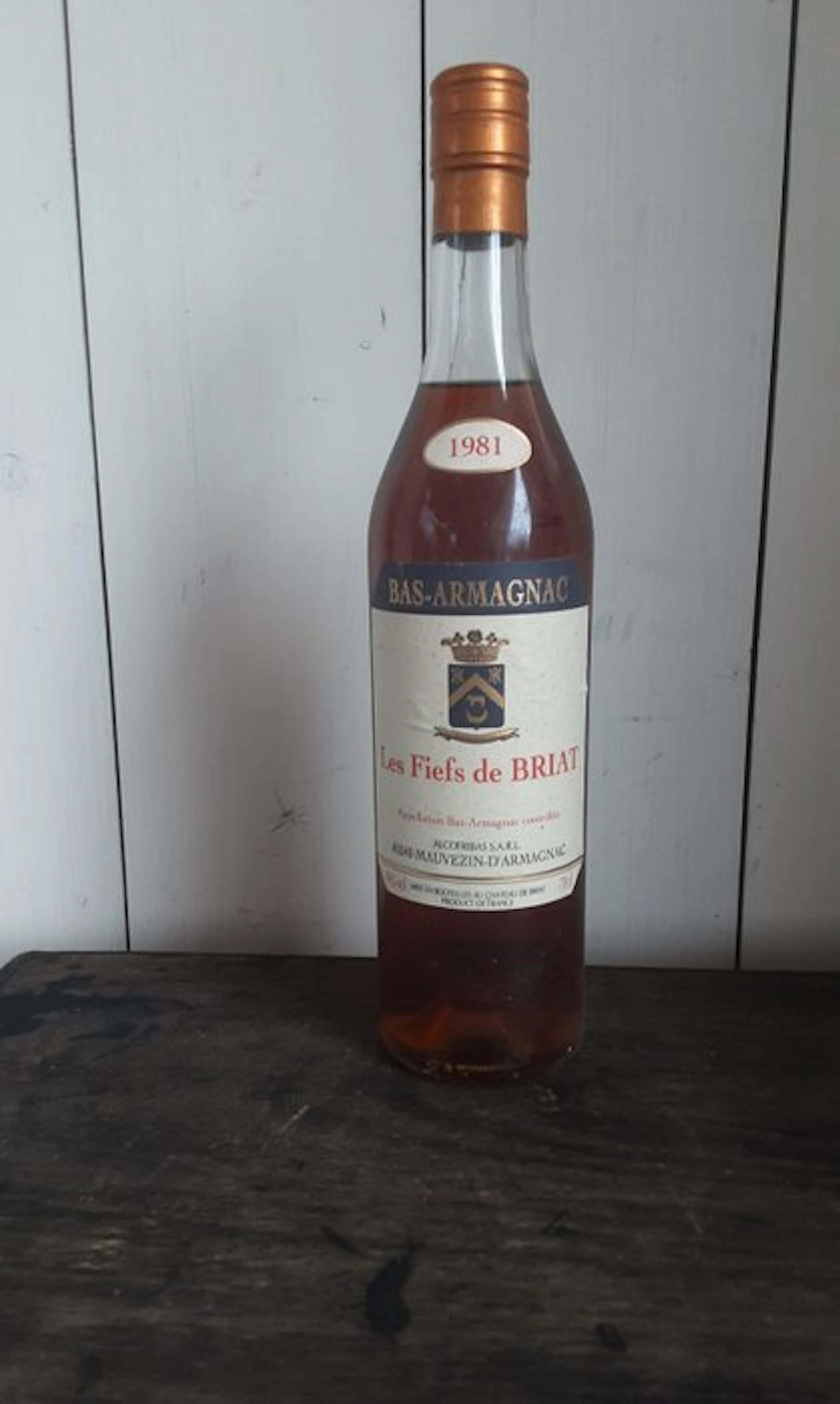 Les Fiefs de Briat 1981 Alcofribas - Bas Armagnac millésime - b. 2008 - 70cl