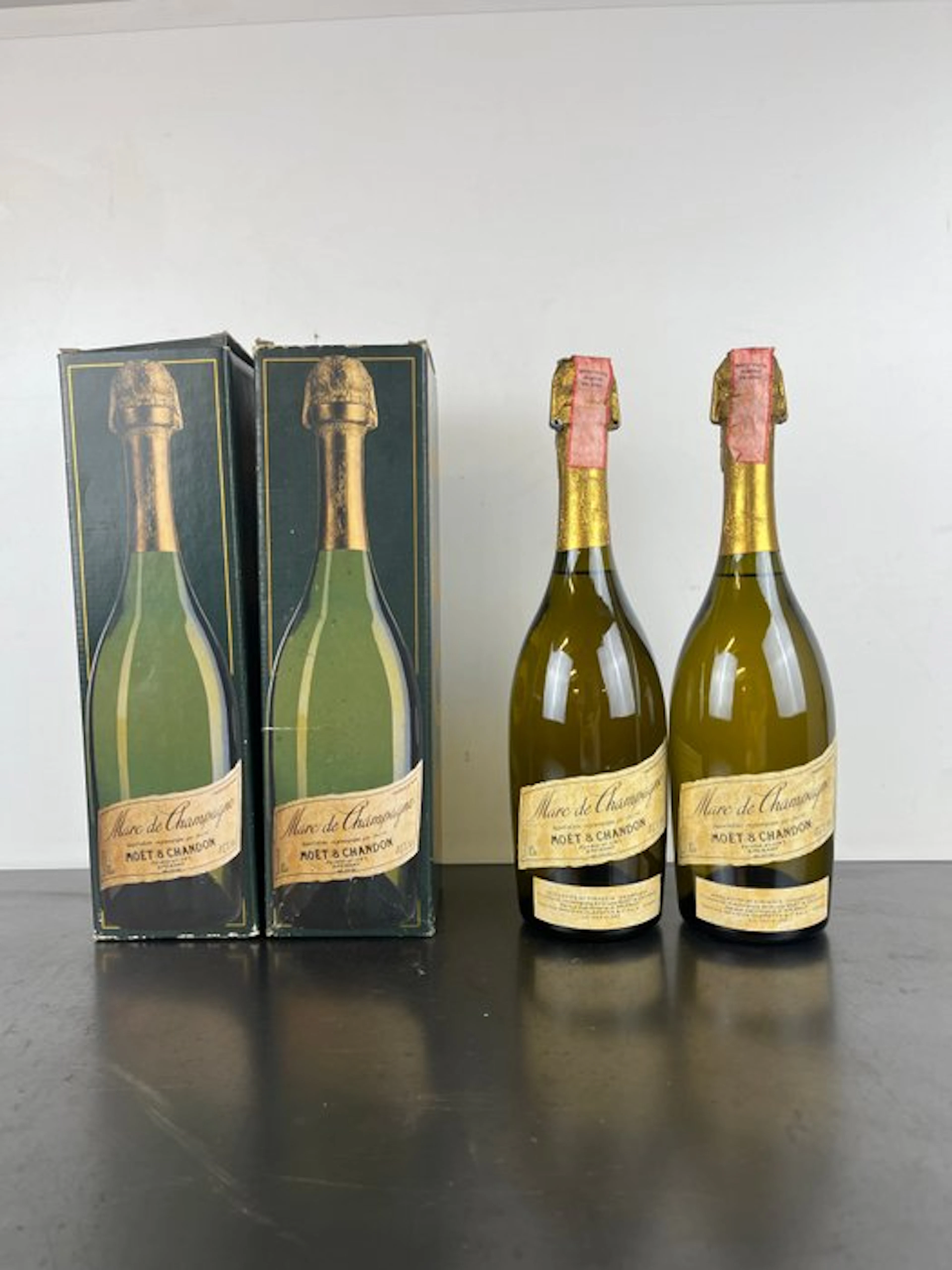 Moët & Chandon - Magnum Marc de Champagne - b. 1980s - 70cl - 2 bottles