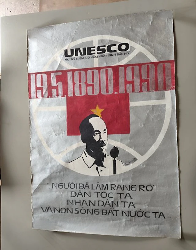 Nguyen Cong Do - Affiche de propagande vietnamienne...
