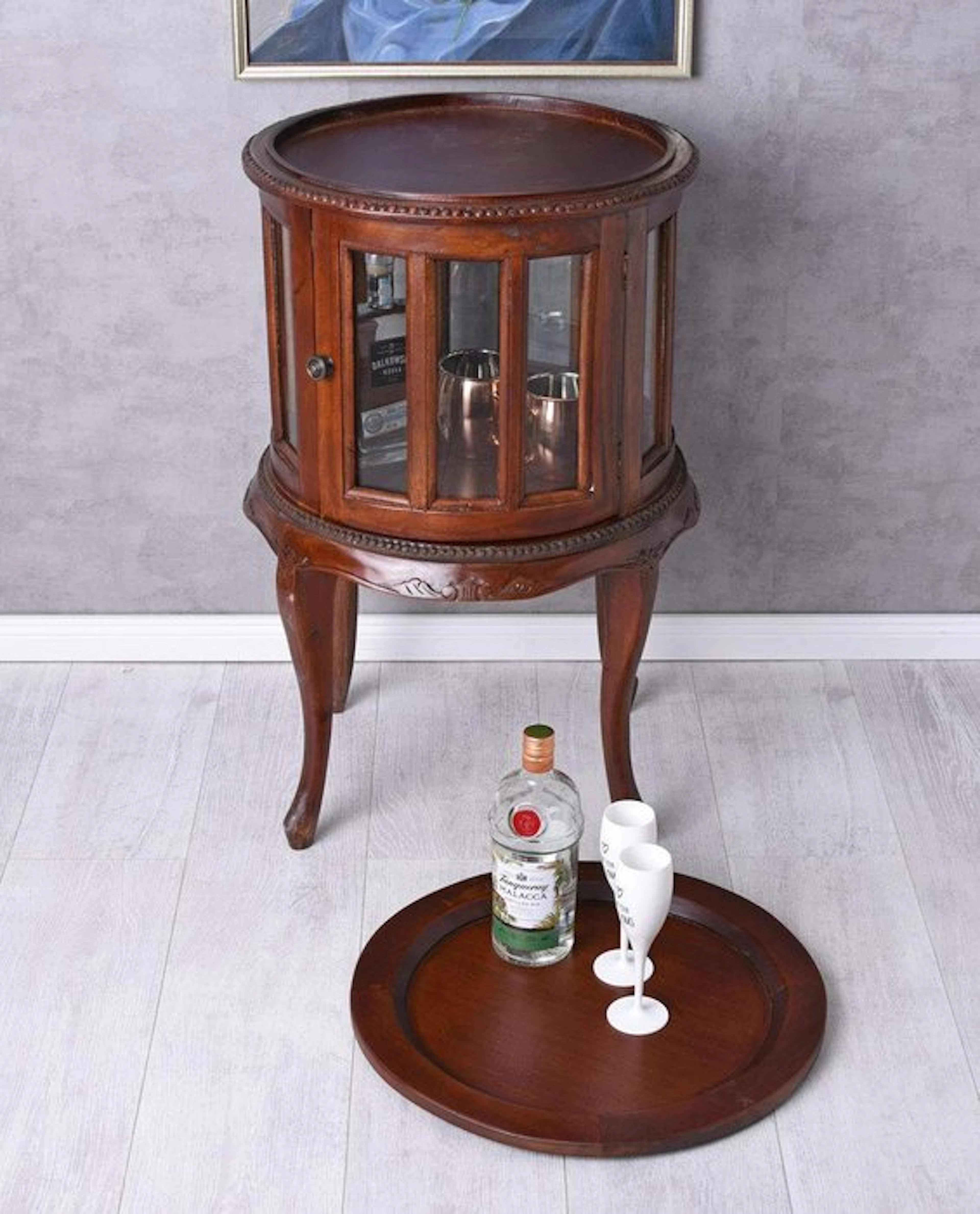 Cupboard - Wood, Glass