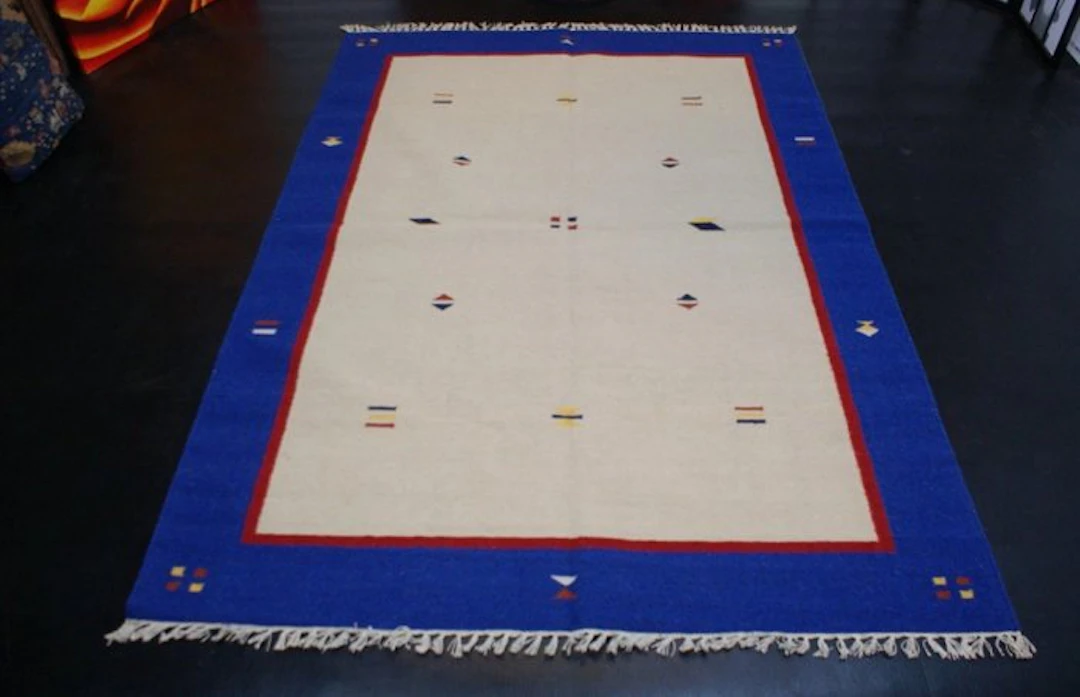 New wool handwoven Gabbeh Kilim rug - Carpet - 240 cm - 170 cm