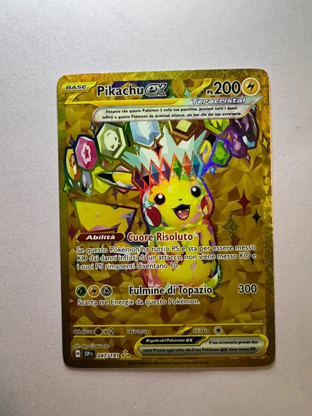 Pokémon - 1 Card - Pikachu 247/191 Full art