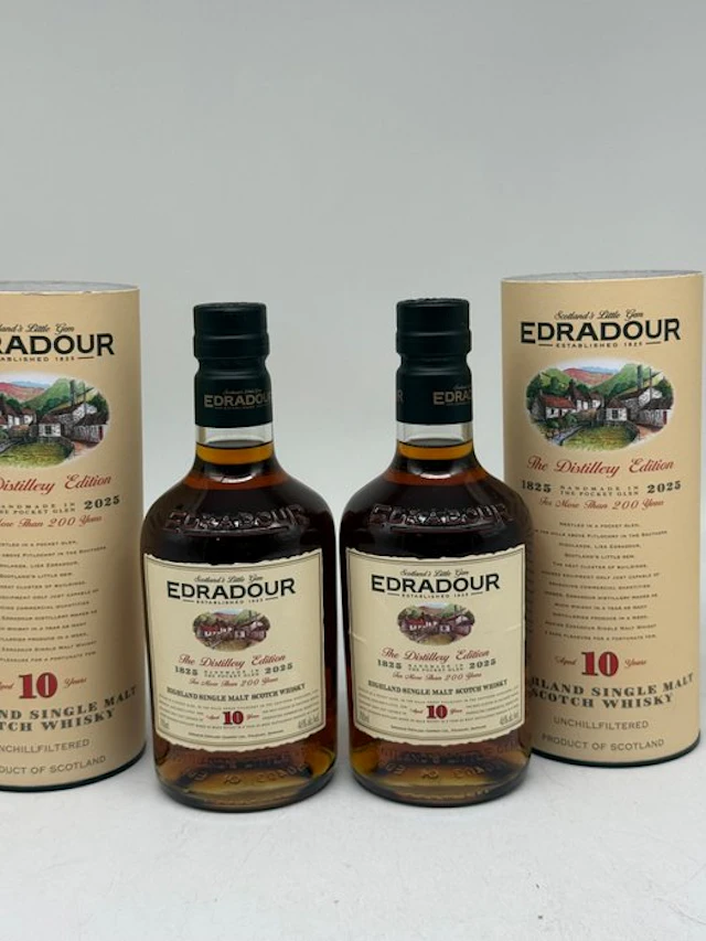 Edradour 10 years old 200th Anniversary - Distillery Edition - 70cl - 2 bottles
