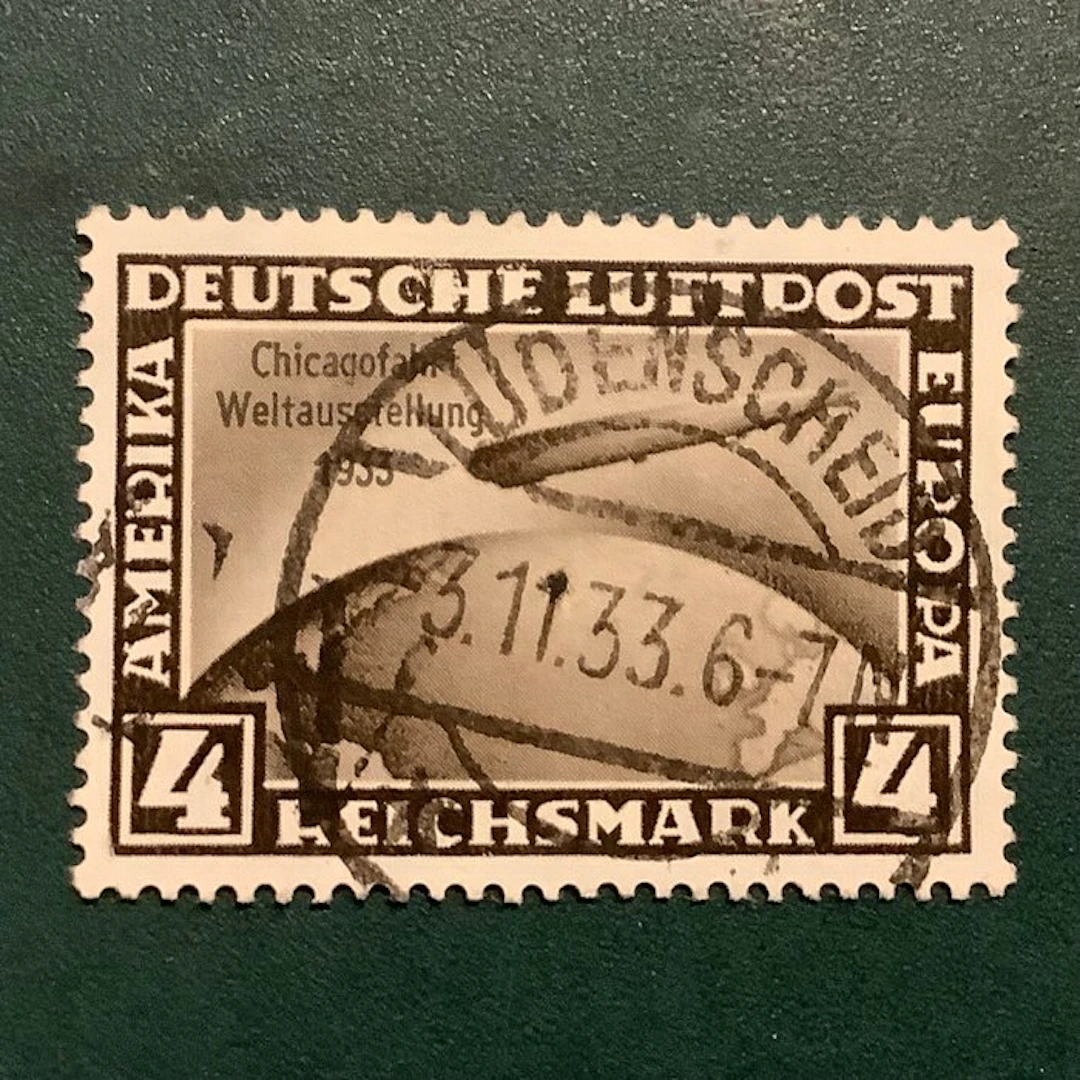 German Empire 1933 - 4 Mark Chicagofarth inspected Schlegel - Michel 498