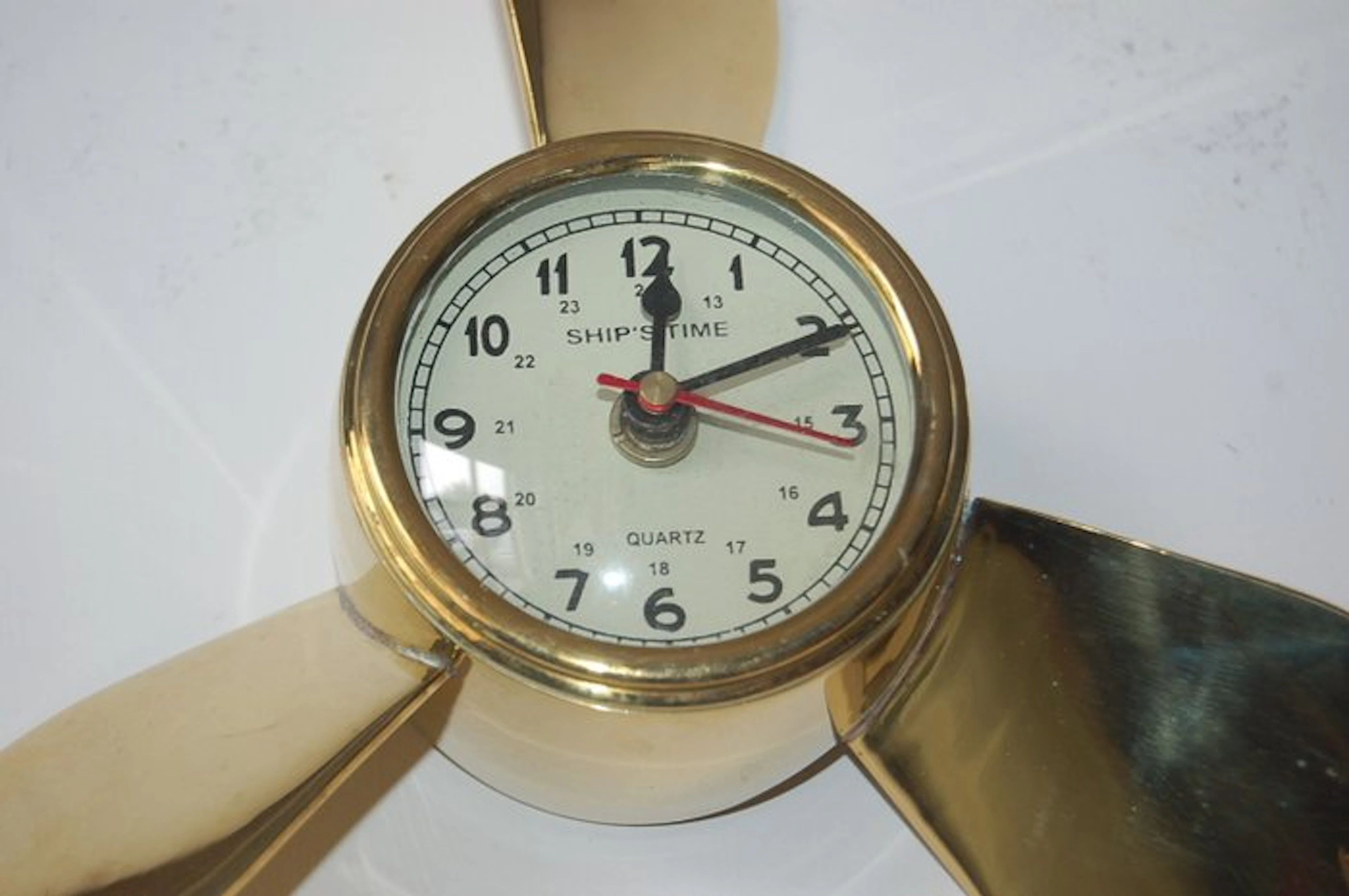 Maritime object - Brass- Clock