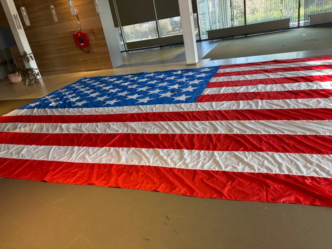 Flag - Extremely Rare Giant XXXL United States 50 stars Flag – 9.70 × 5.55 m