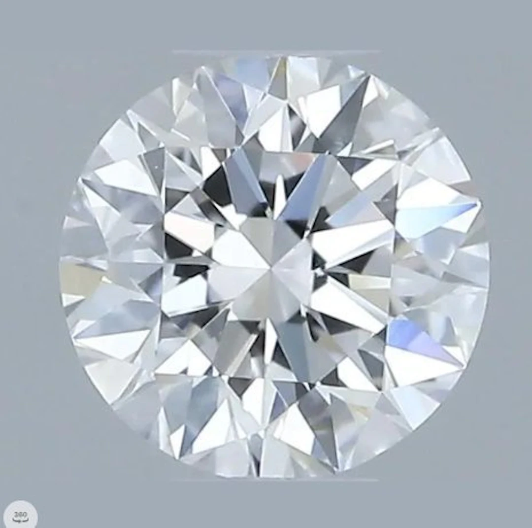 1 pcs Diamond (Natural) - 0.31 ct - Round - D...