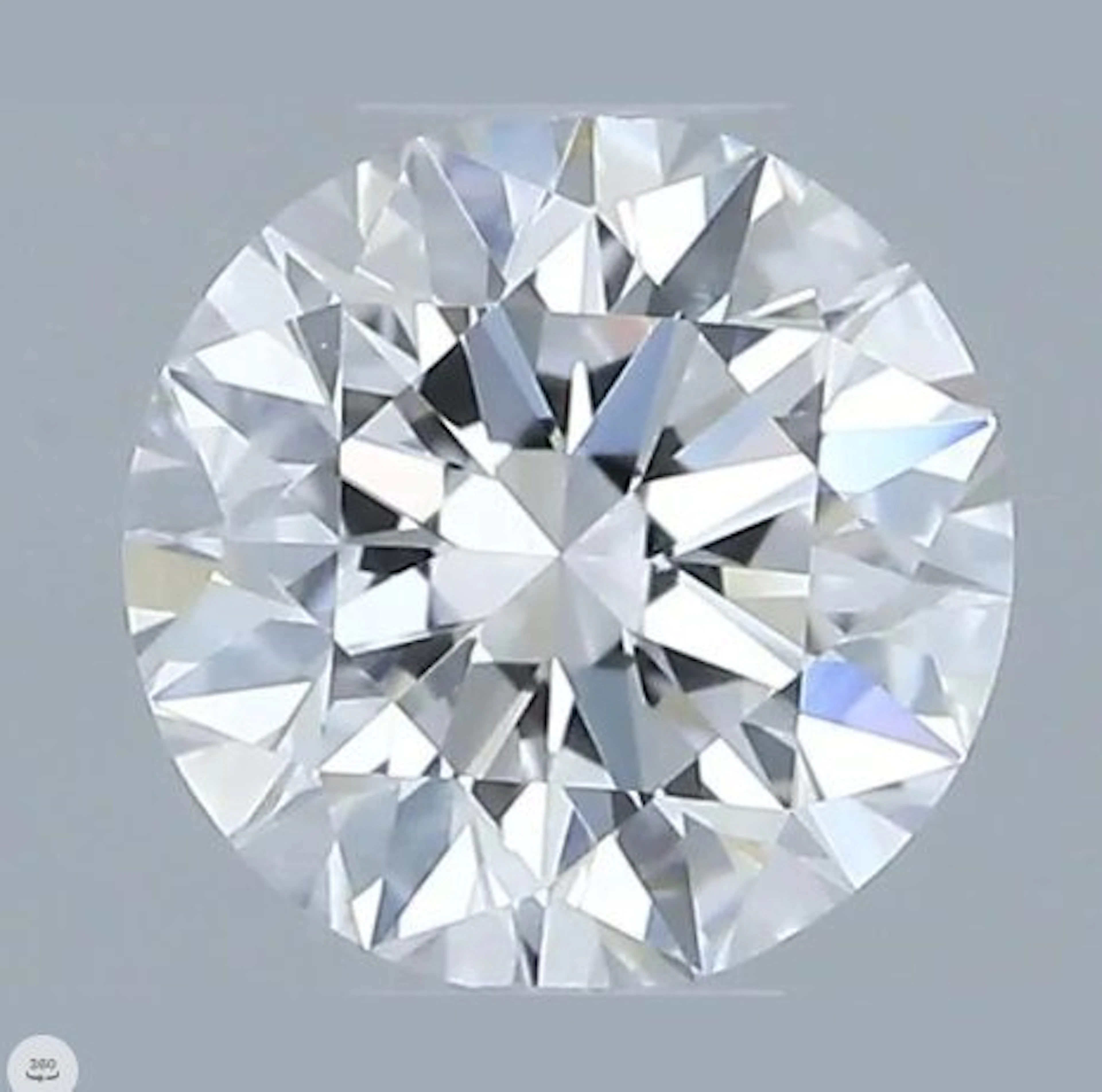 1 pcs Diamond (Natural) - 0.31 ct - Round - D...