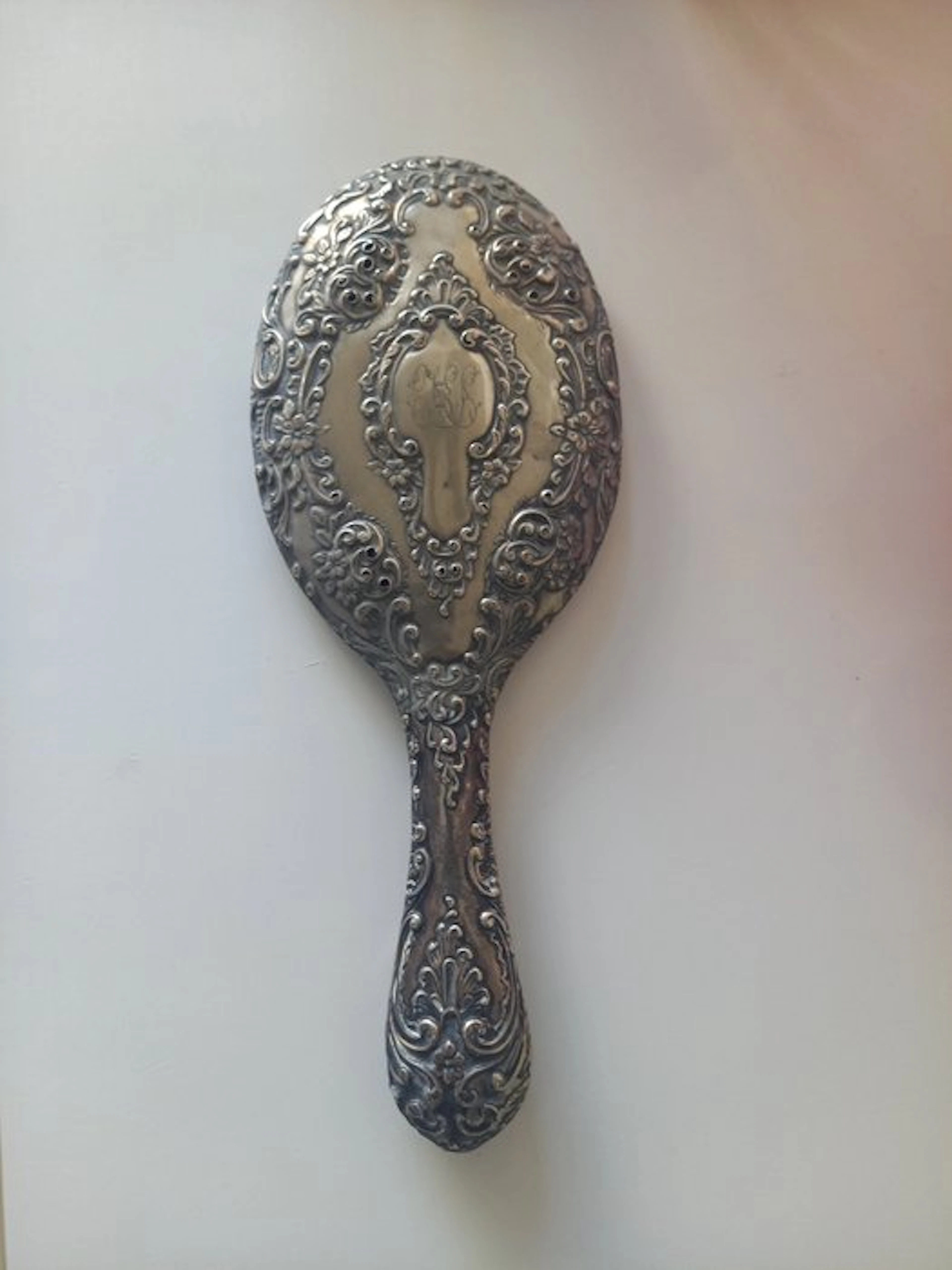 Henry Matthews - Hand mirror - .925 silver - Rare Victorian mirror