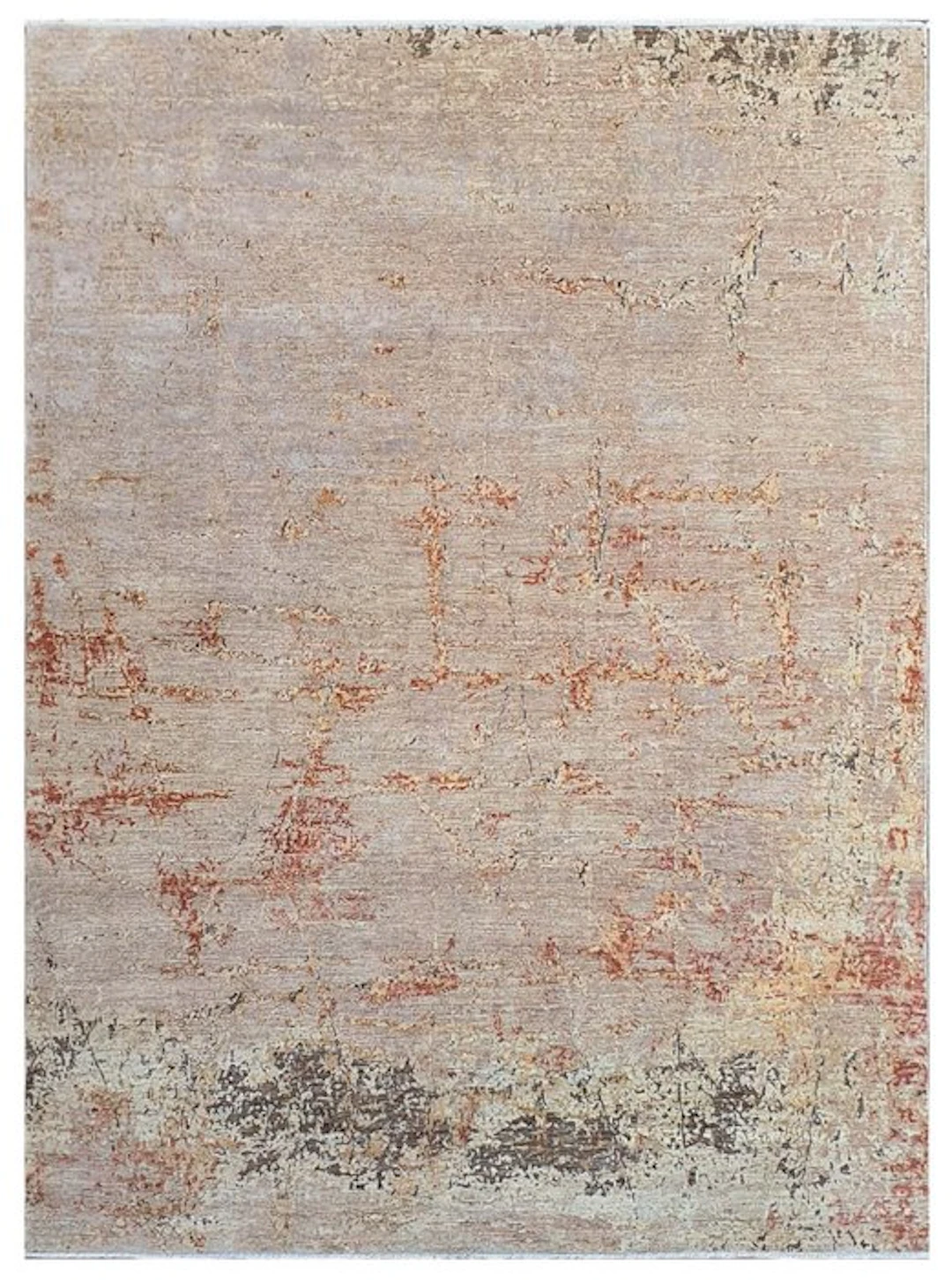 Designer rug with a lot of silk. - Rug - 355 cm - 249 cm