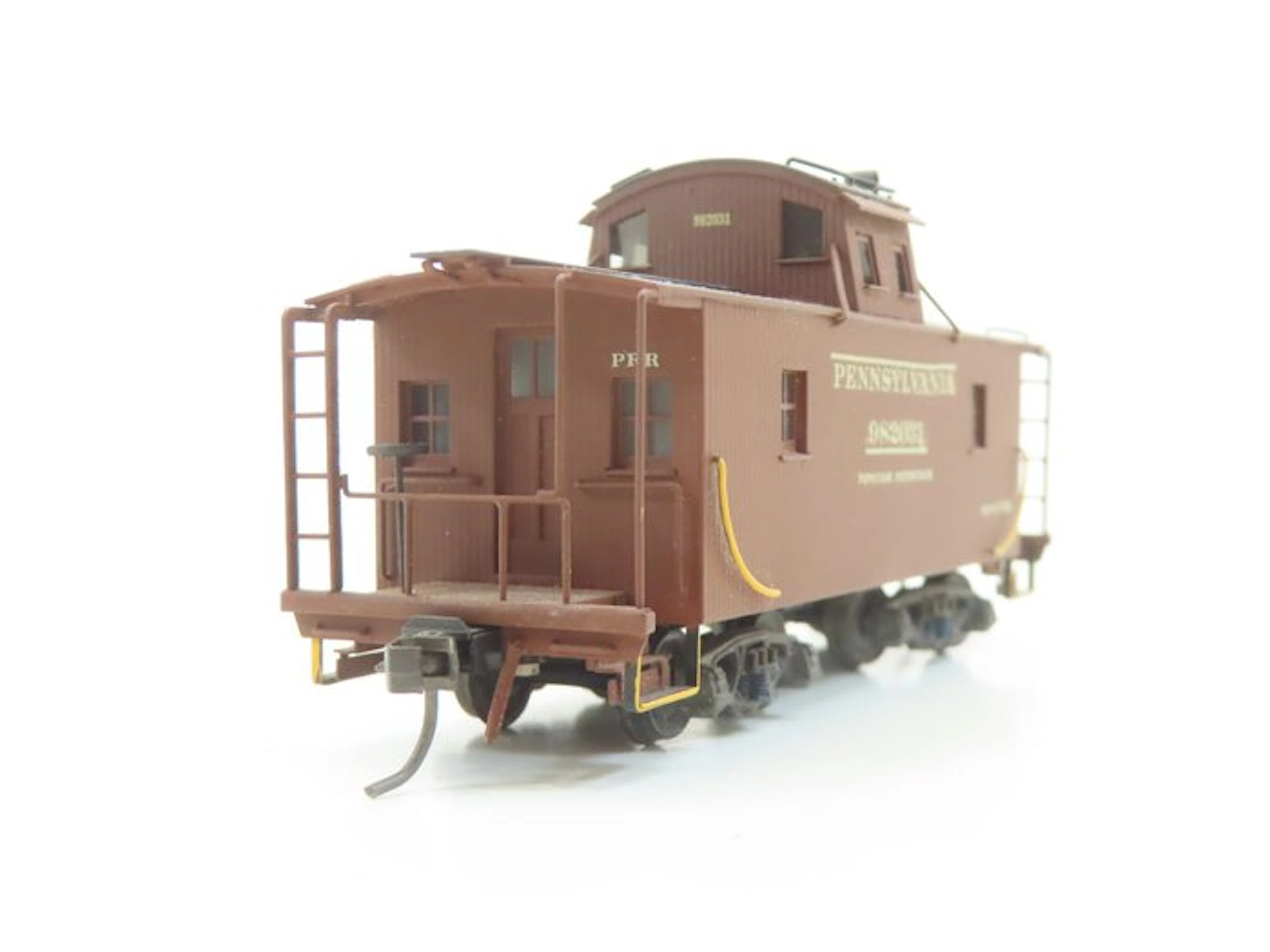 Trains Inc H0 - PRR wood - Model train freight carriage...