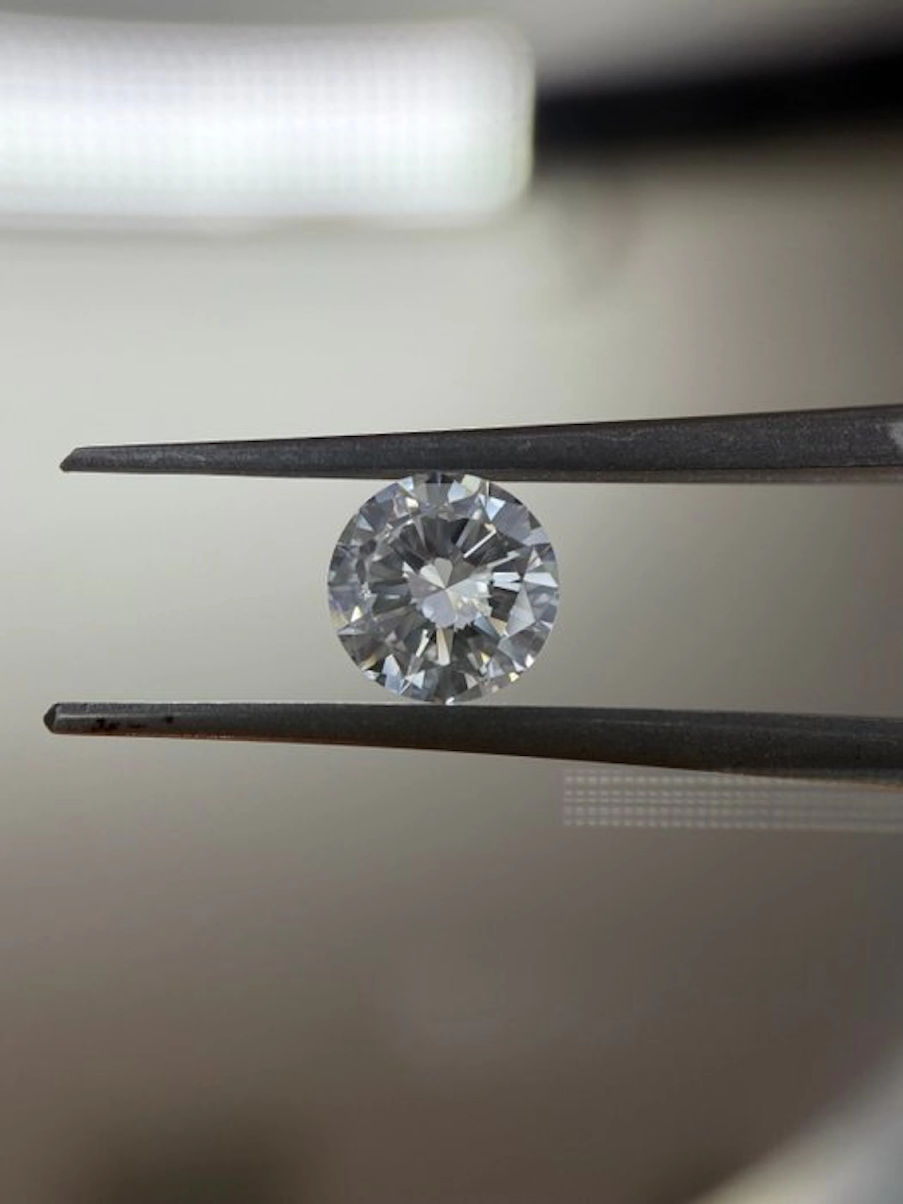 1 pcs Diamond (Natural) - 0.50 ct - Round - F - VVS1 - HRD Antwerp