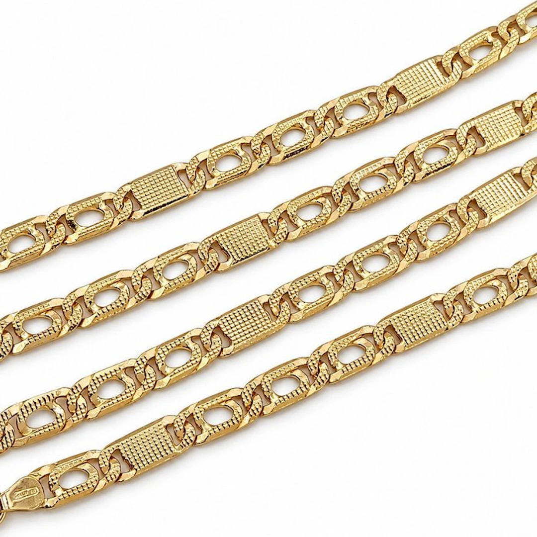 Necklace - 18 kt. Yellow gold - Made in Italy - Handmade