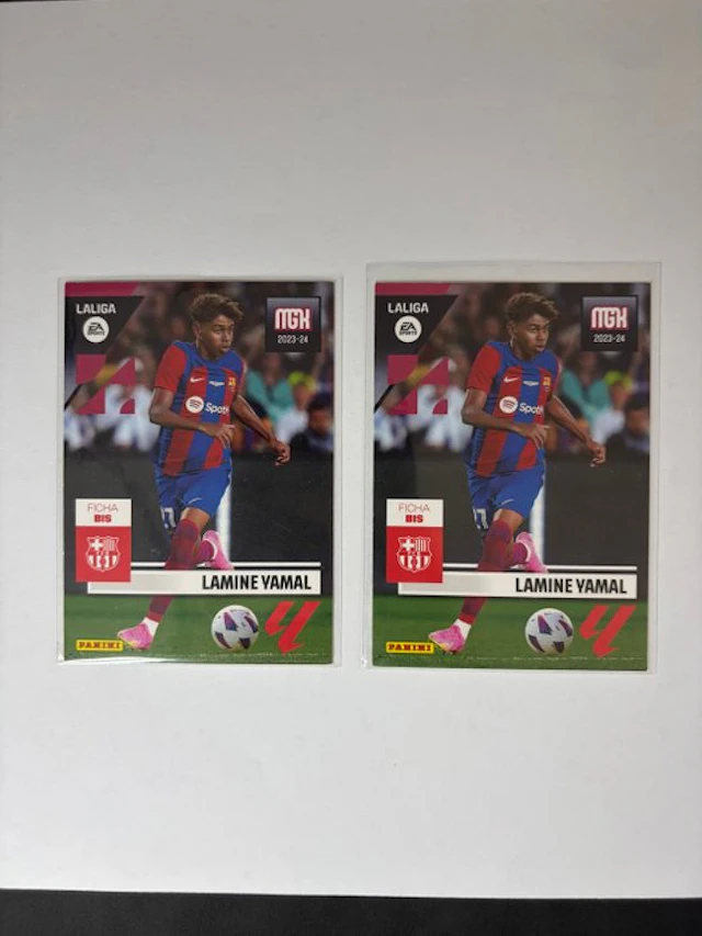 2023/24 Panini LALIGA Lamine Yamal 108bis Rookie card - 2 Card - Good (GD)