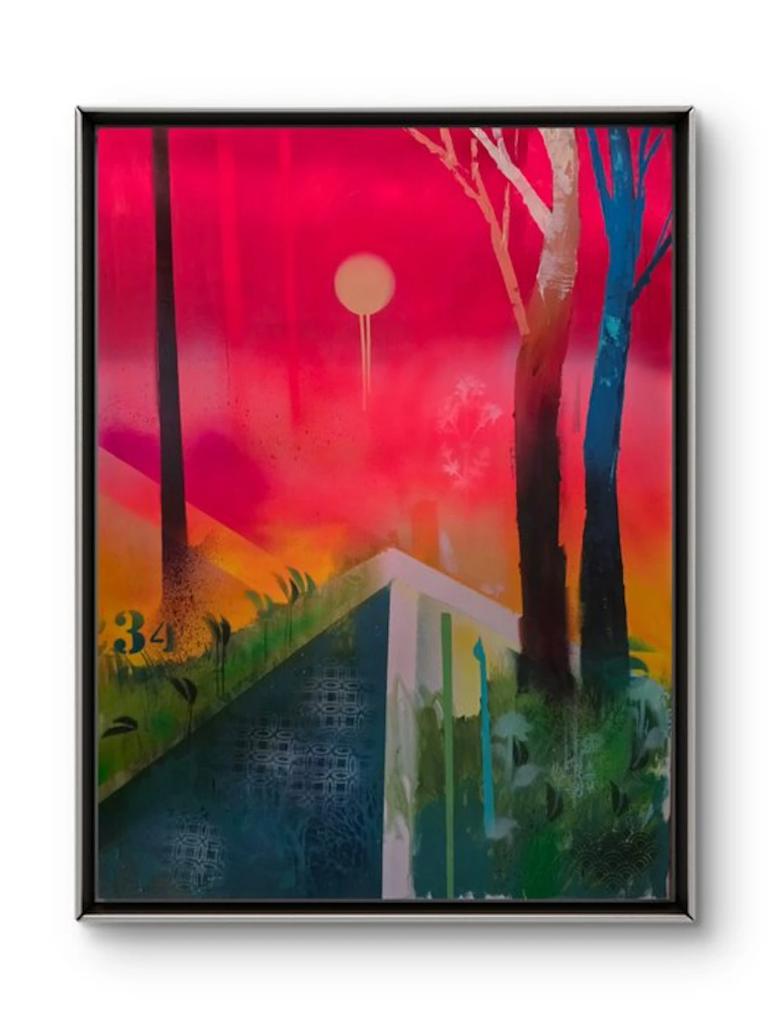Alfredo Hernández Perdomo - Memory in Red.(XL).