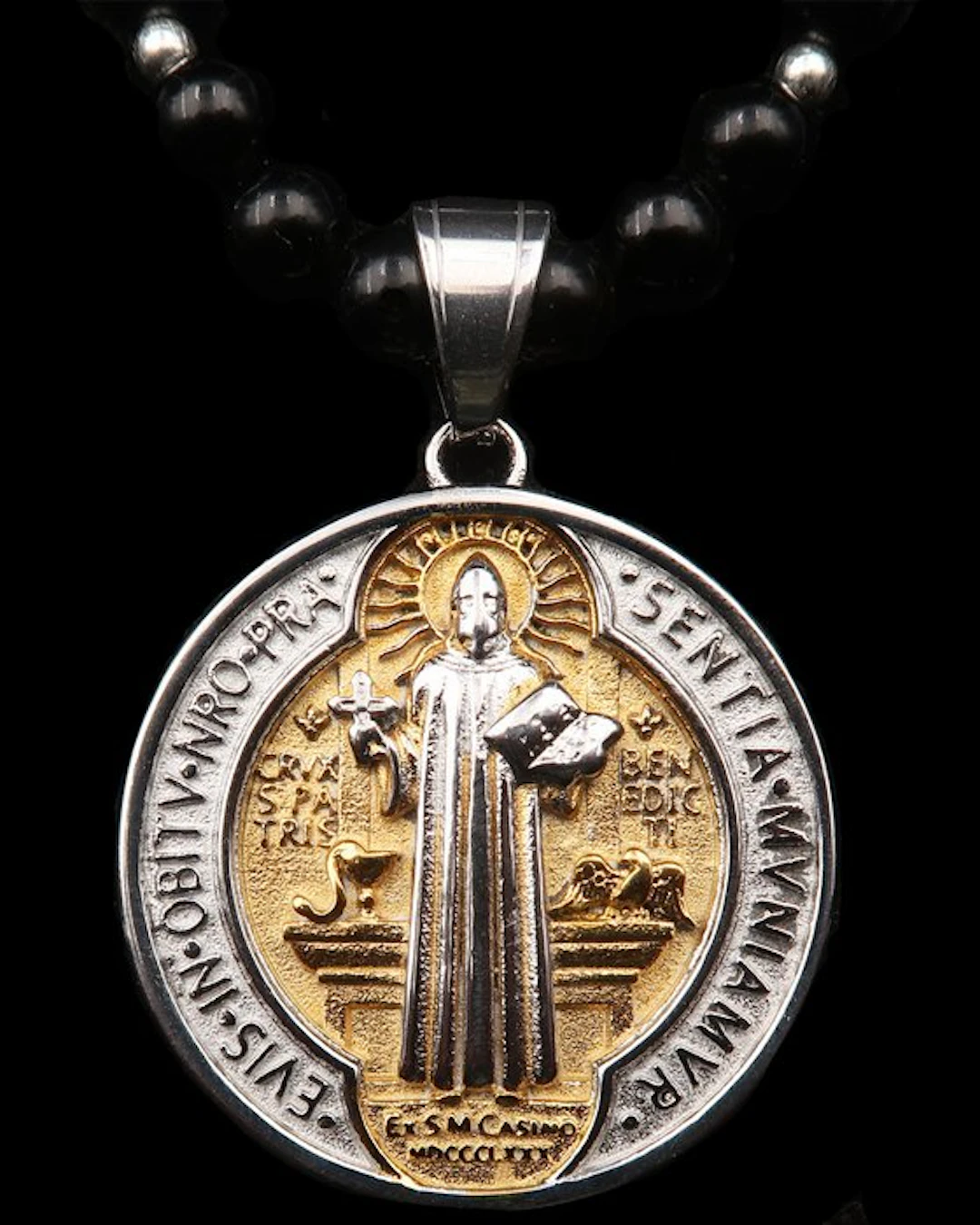 Exorcism Necklace – Saint Benedict Cross & Protective...