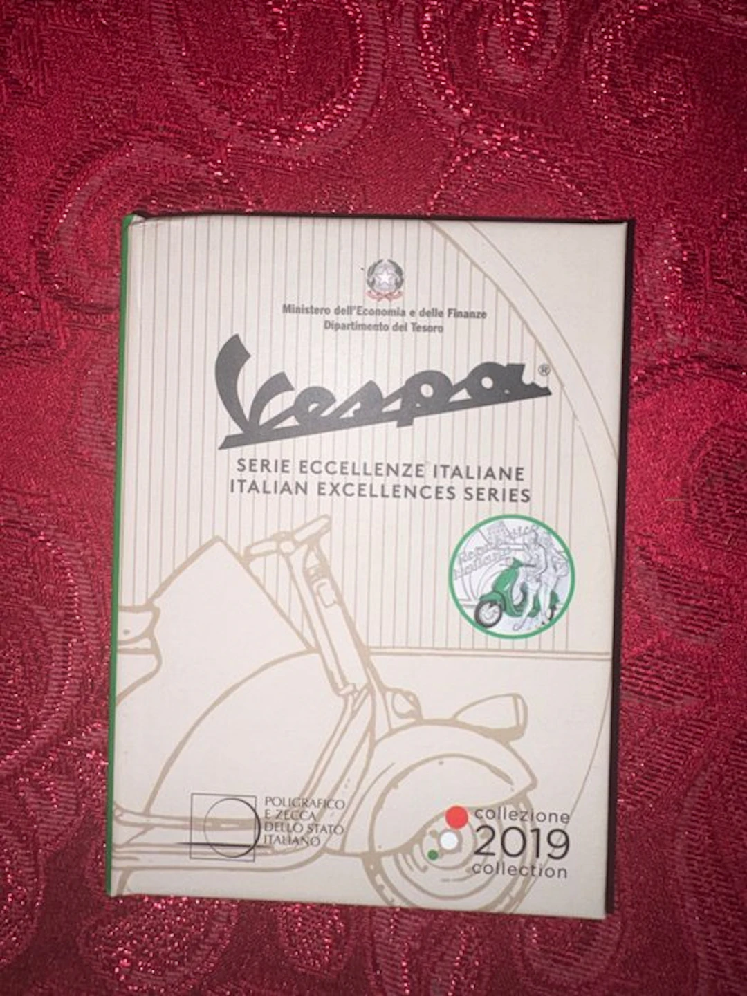 Italy. 5 Euro 2019 "Vespa" - Green Version