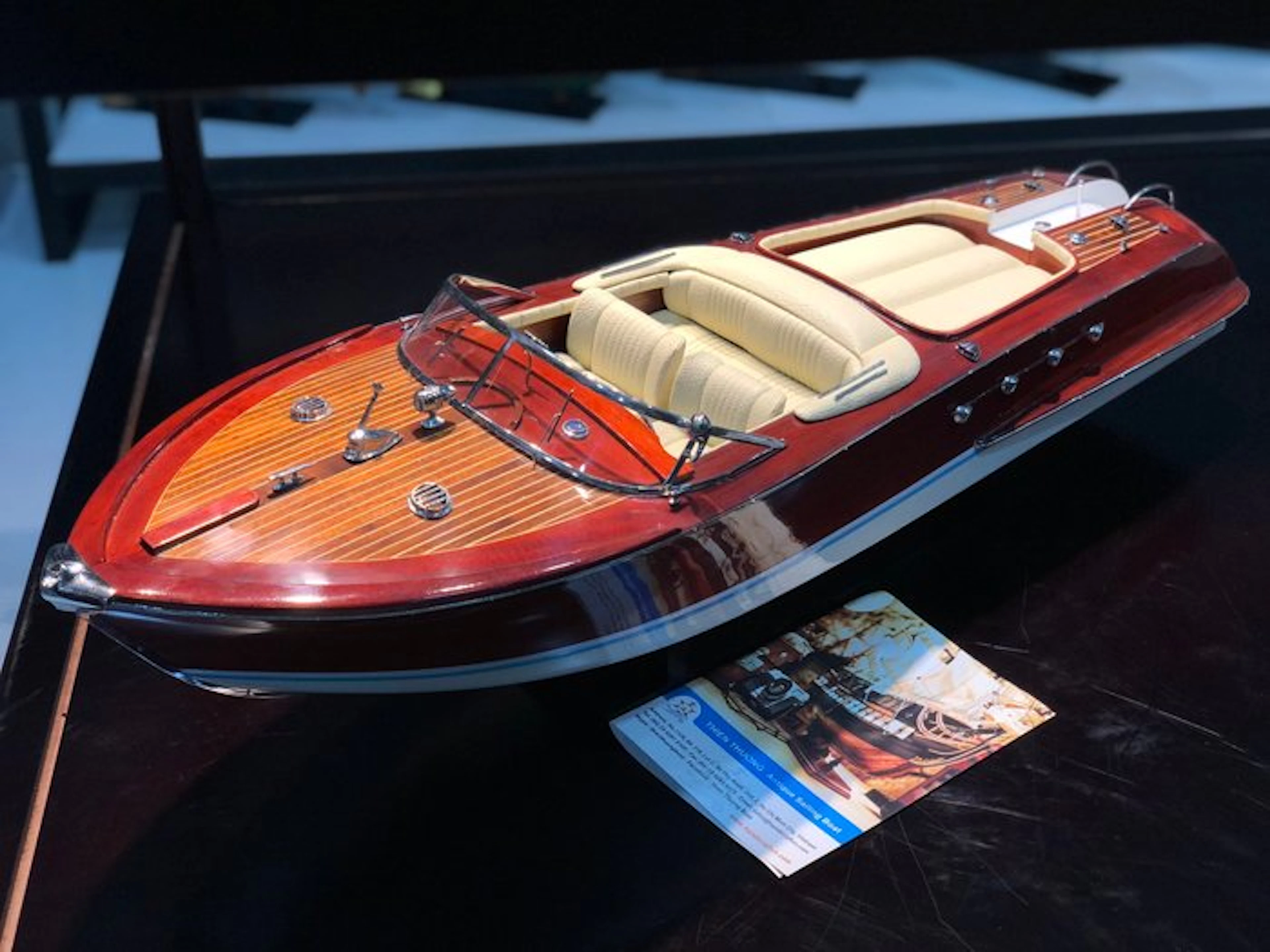 Riva Aquarama maquette de luxe bois modelisme 53cm 1:14 - Model boat