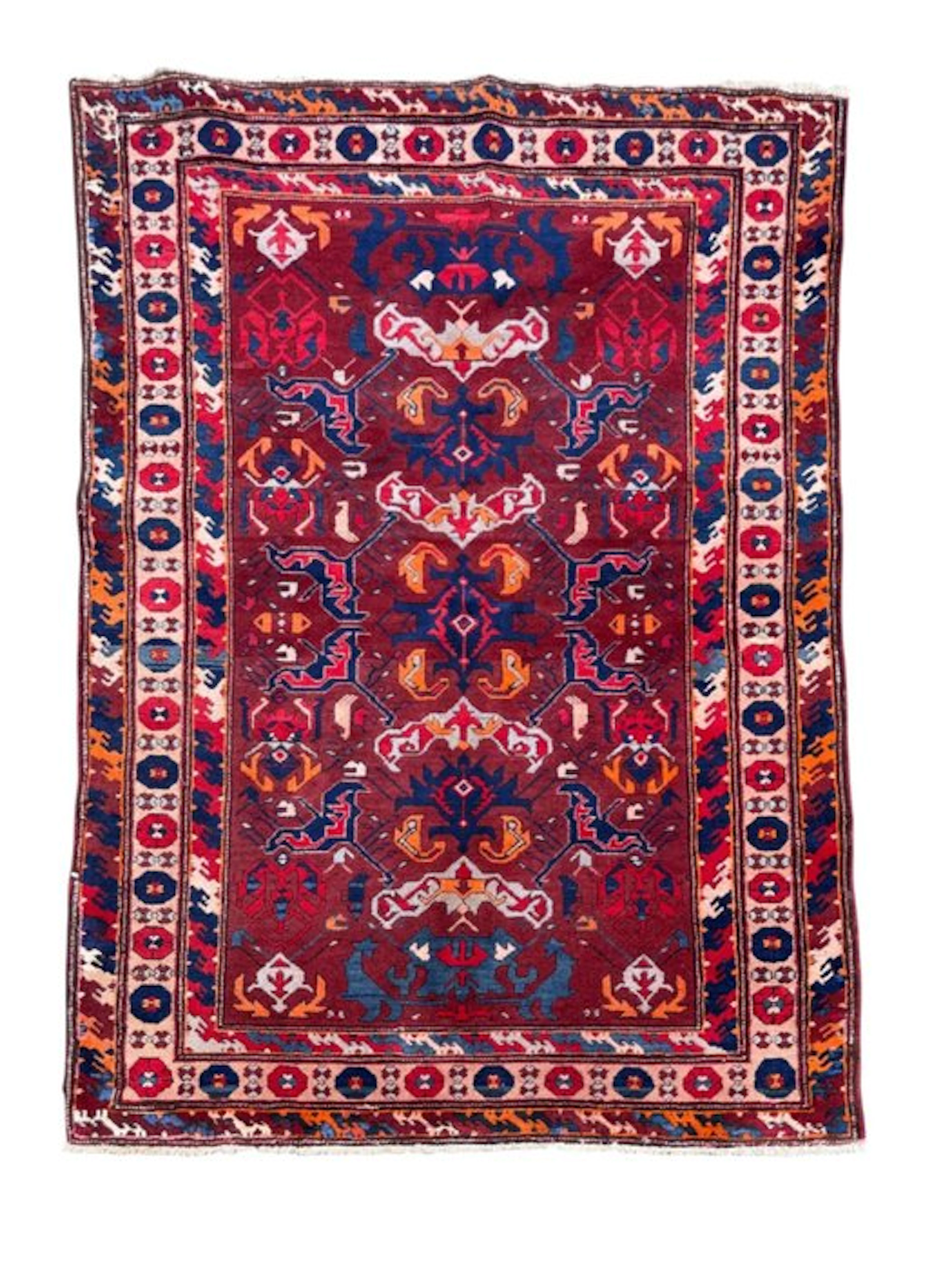 Edremit, Kuba Schirwan - Rug - 176 cm - 120 cm - Dragons - Collection !