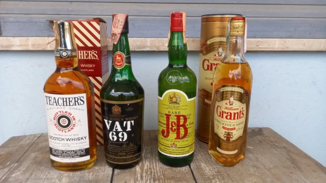 Teacher's Highland Cream + Vat 69 + J&B + William Grants - 70cl