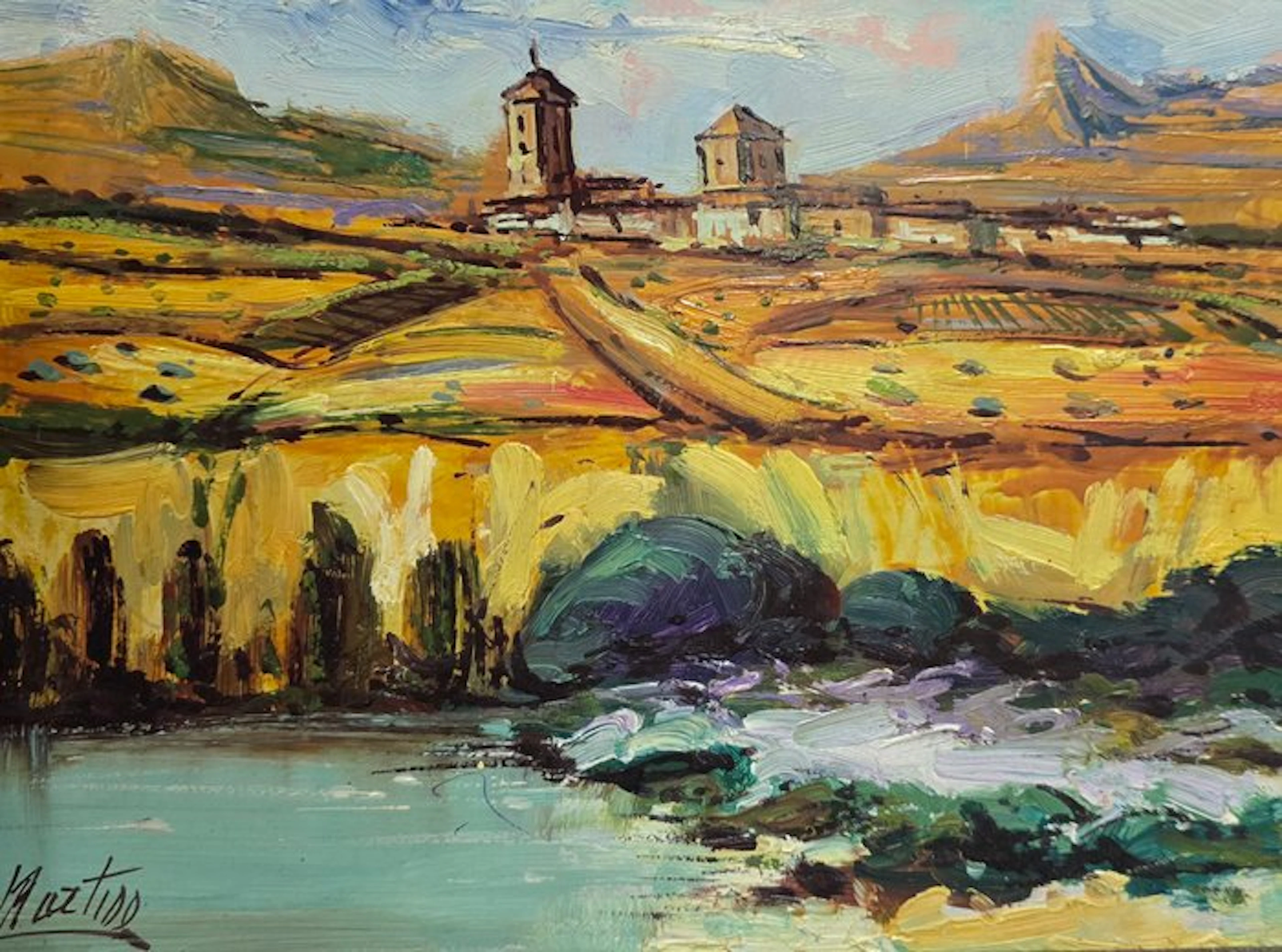 European school (XX) - The golden valley